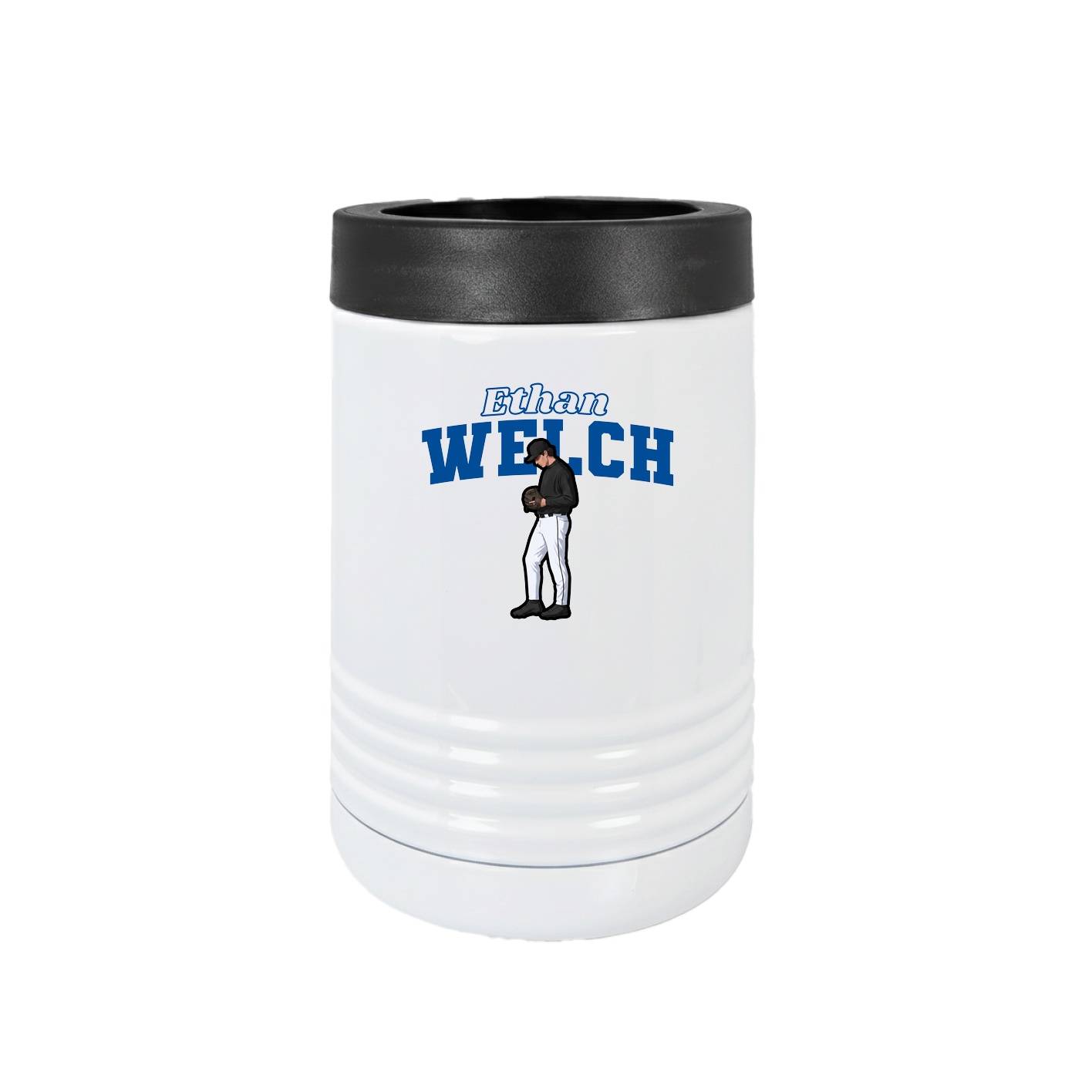 Beverage Holder — Name Arch in White