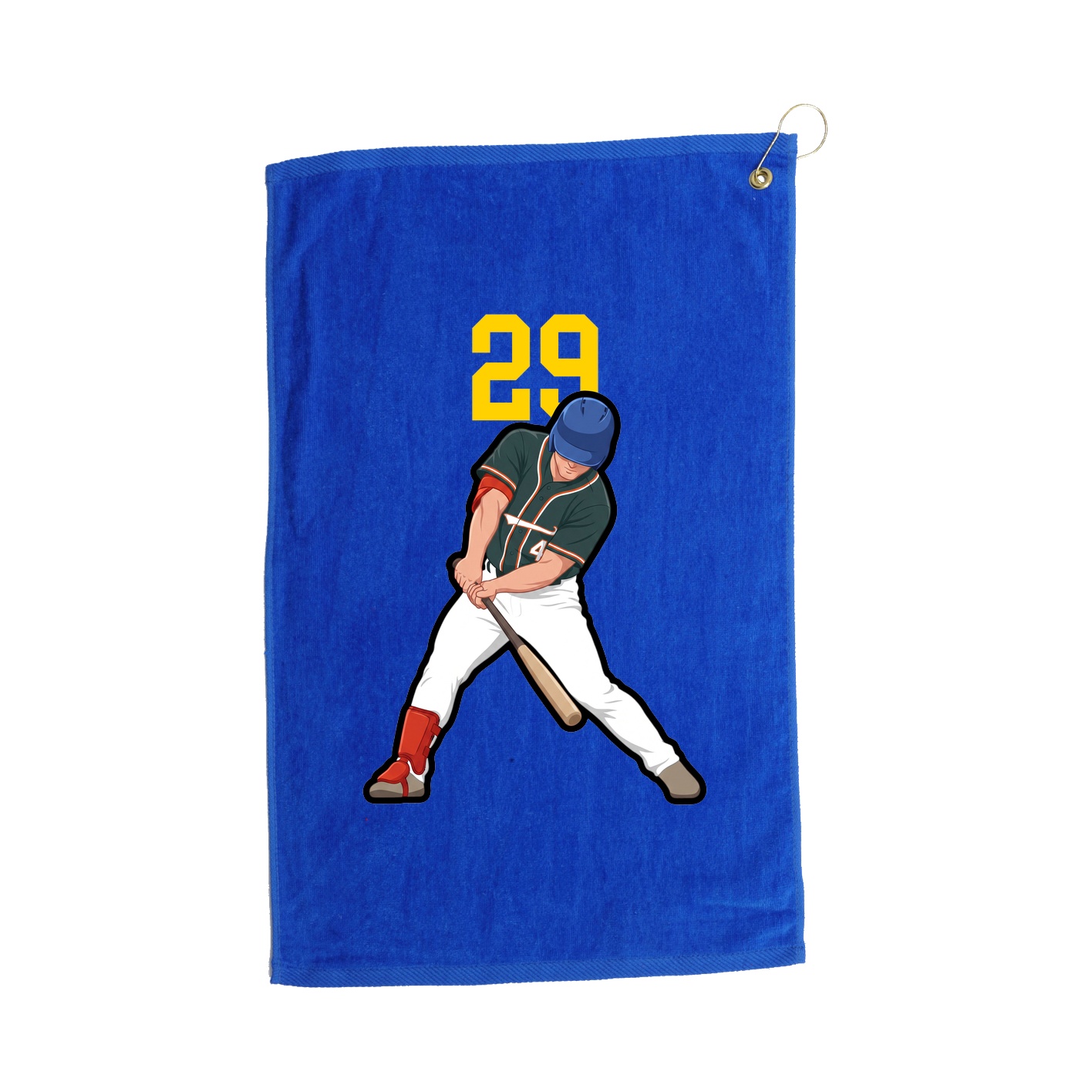 Golf Towel — Number Top in Royal