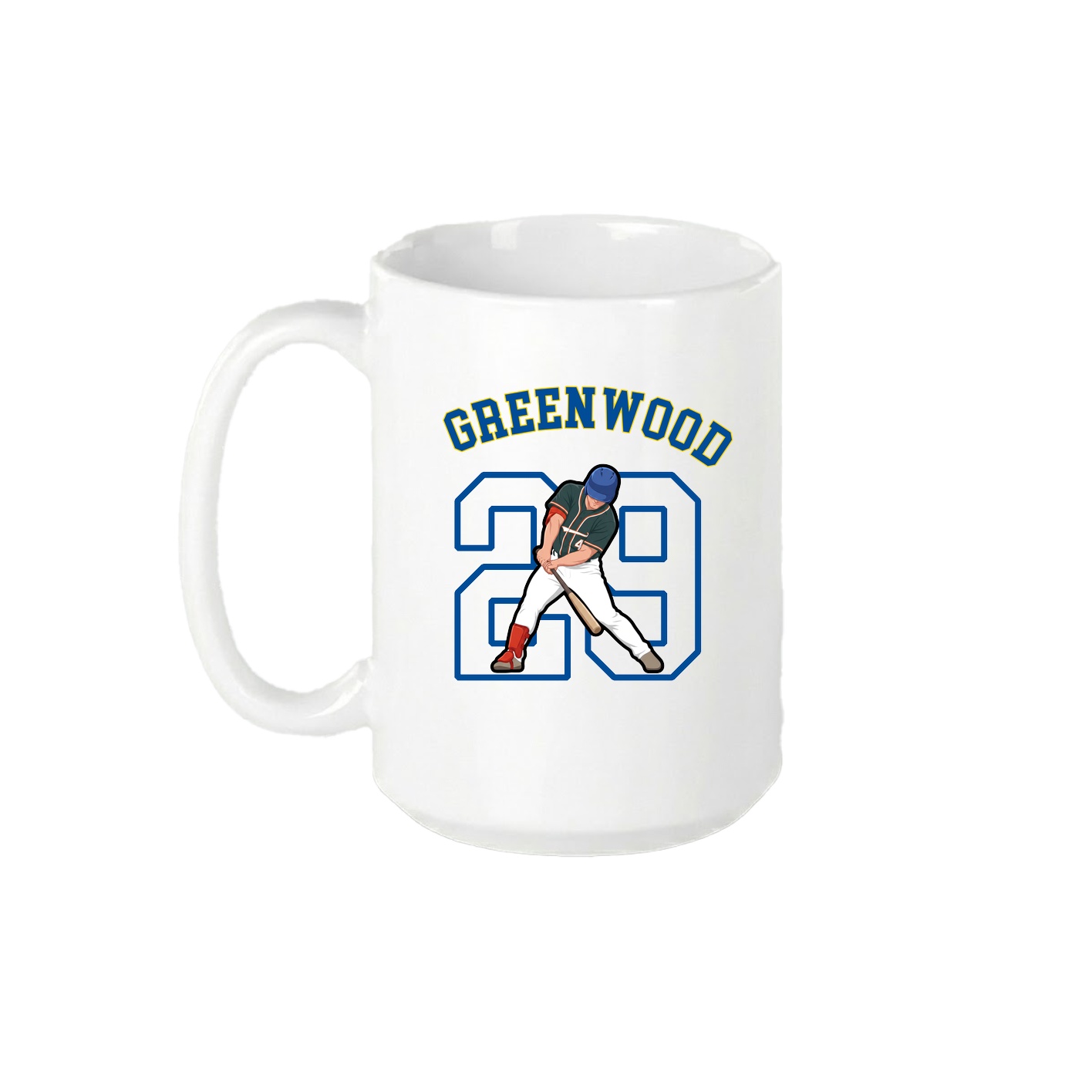 15oz Coffee Mug — Shirsey Arch in White