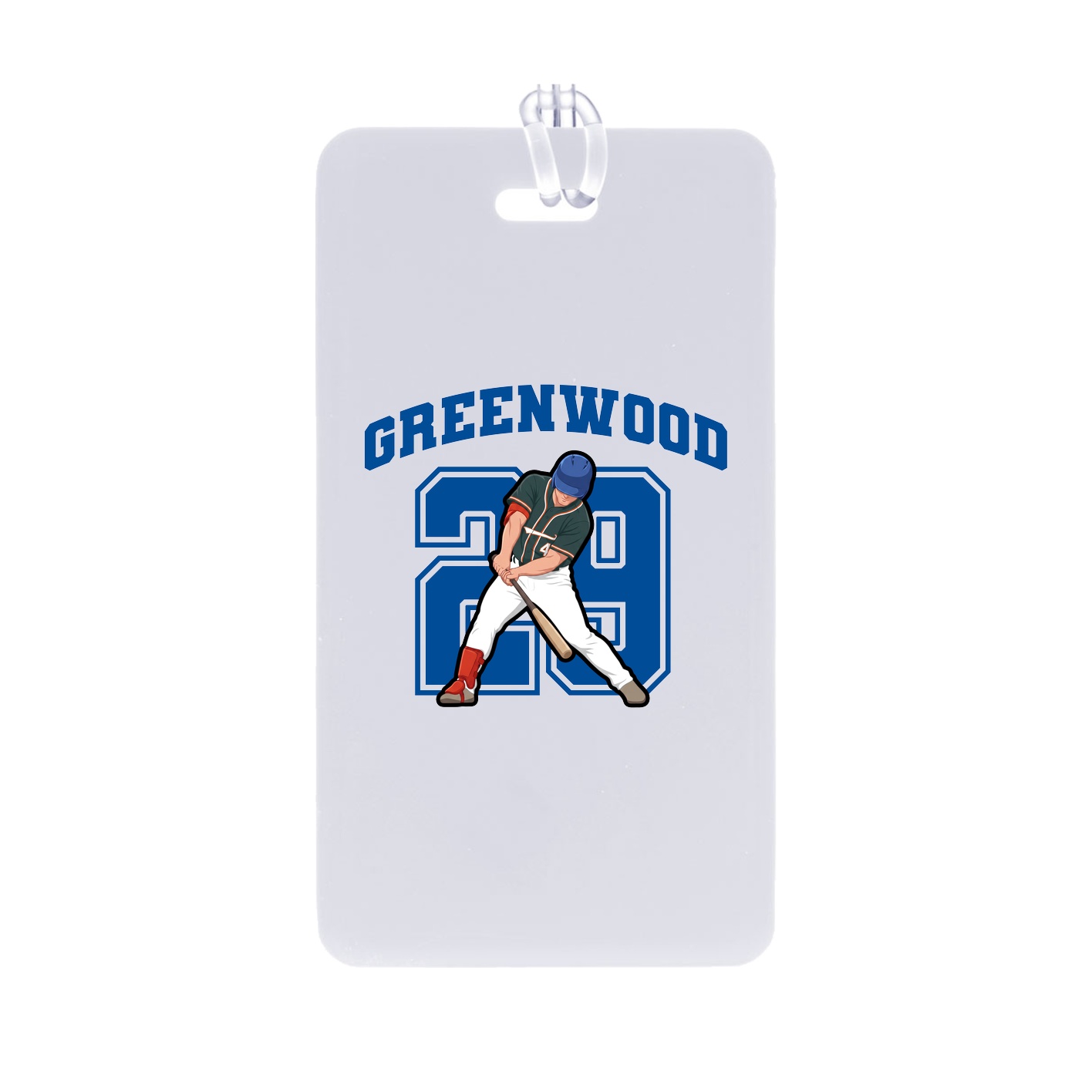 Bag Tag — Number in Classic