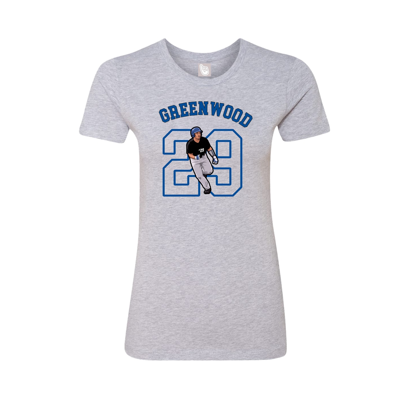 Fitted Women's Tee — Shirsey Arch in Grey