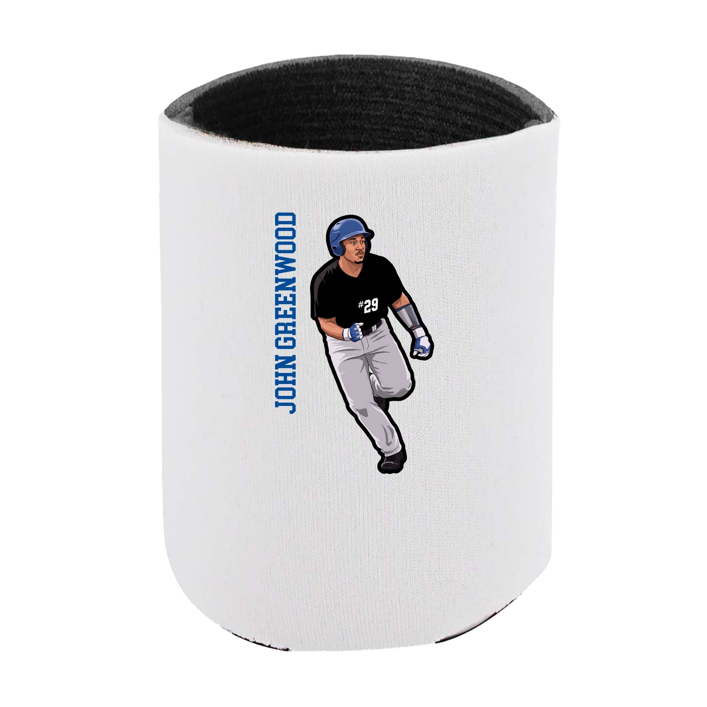 Can Holder — Name Vertical in White