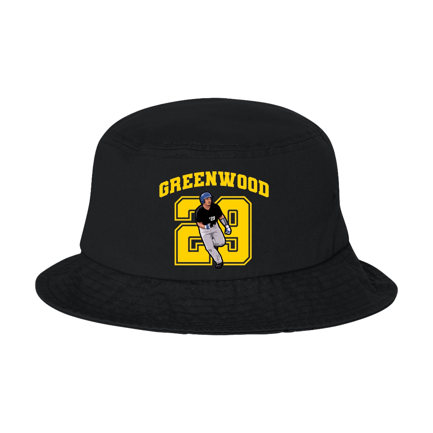 Bucket Cap — Number in Black