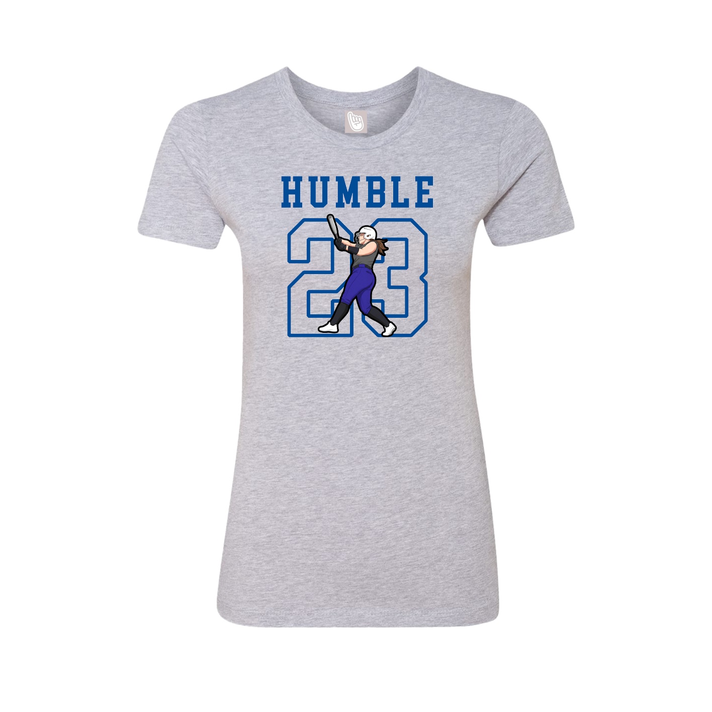 Fitted Women's Tee — Shirsey in Grey