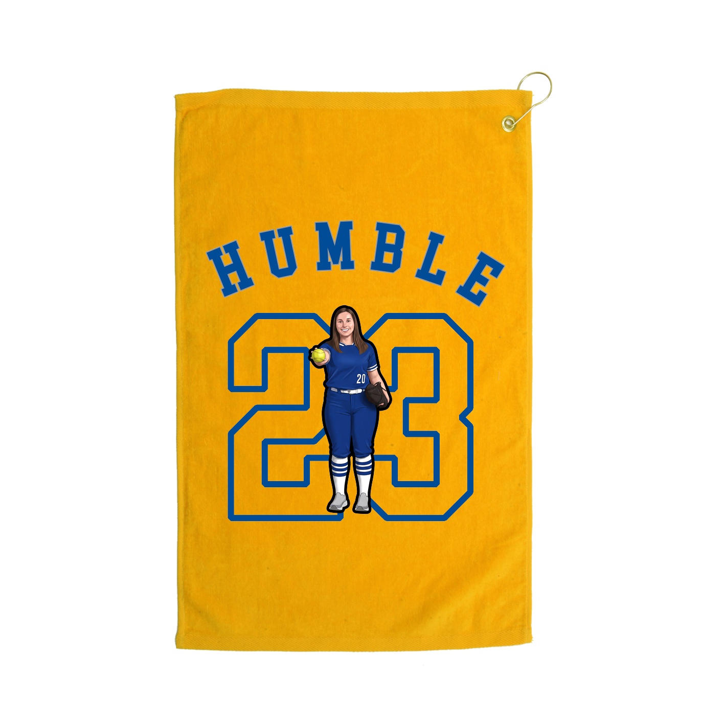 Golf Towel — Shirsey Arch in Gold