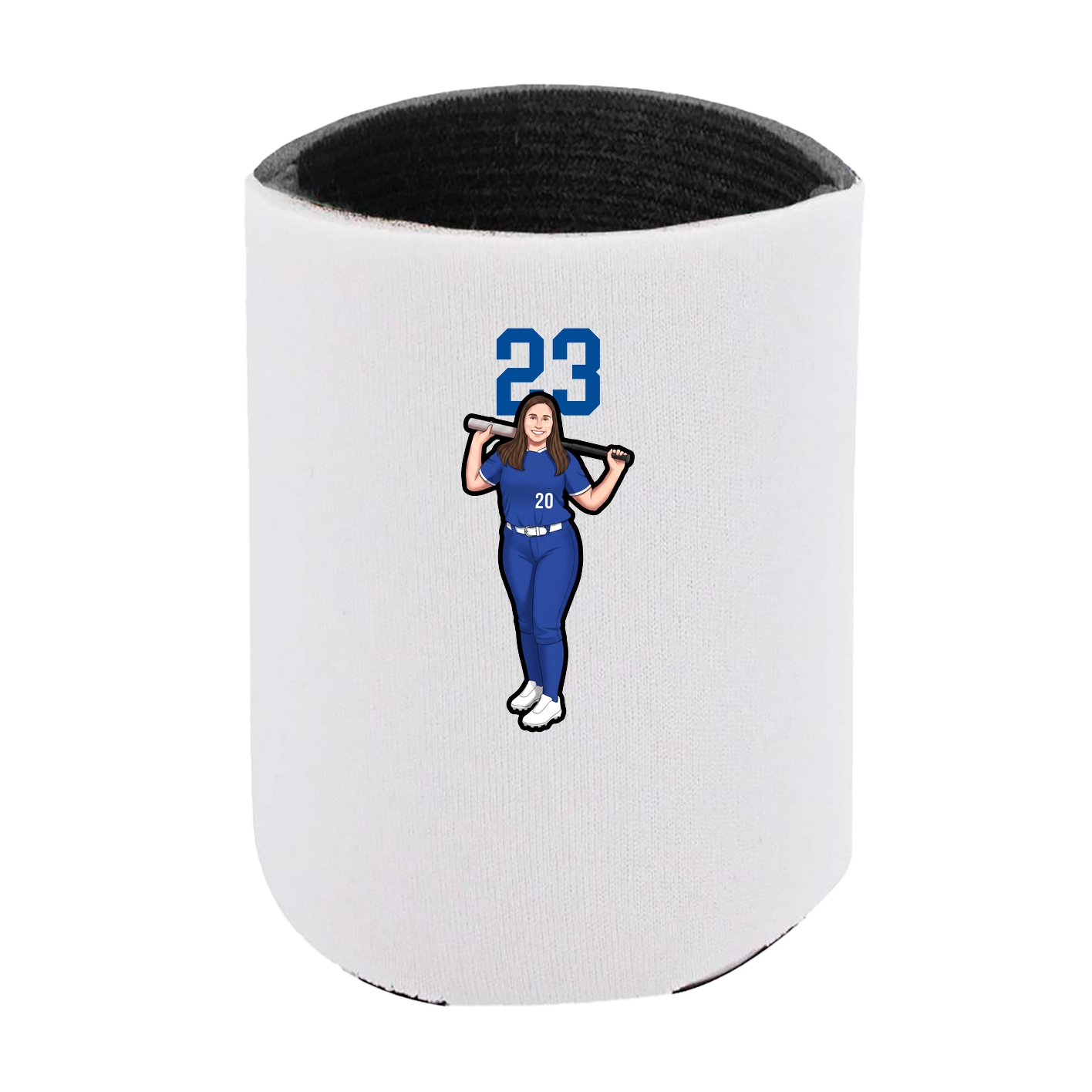 Can Holder — Number Top in White