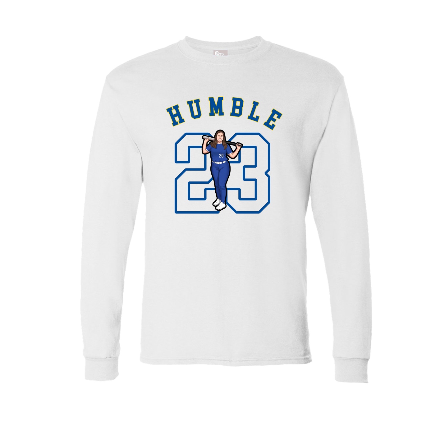 Long Sleeve Tee — Shirsey Arch in White