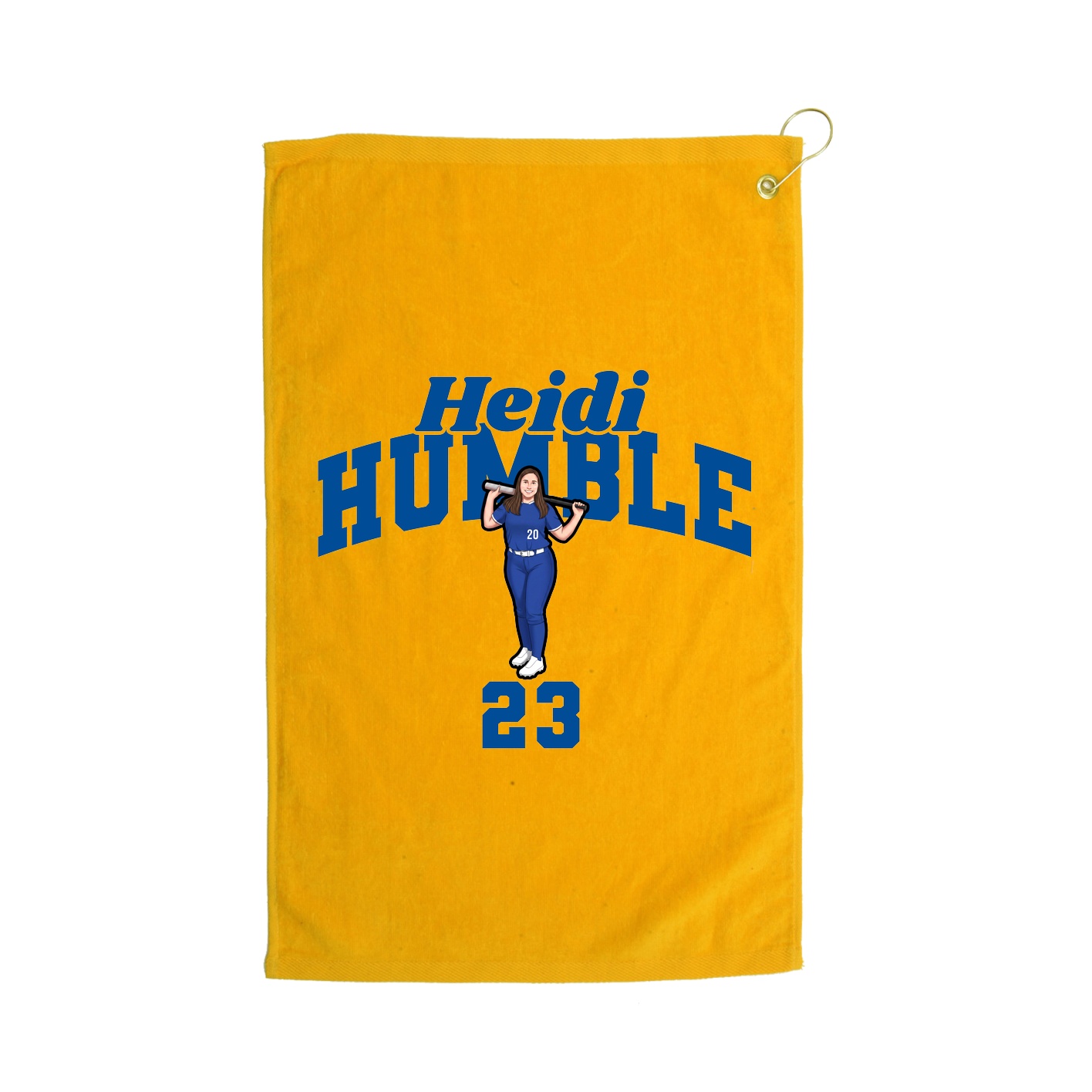Golf Towel — Signature Arch in Gold