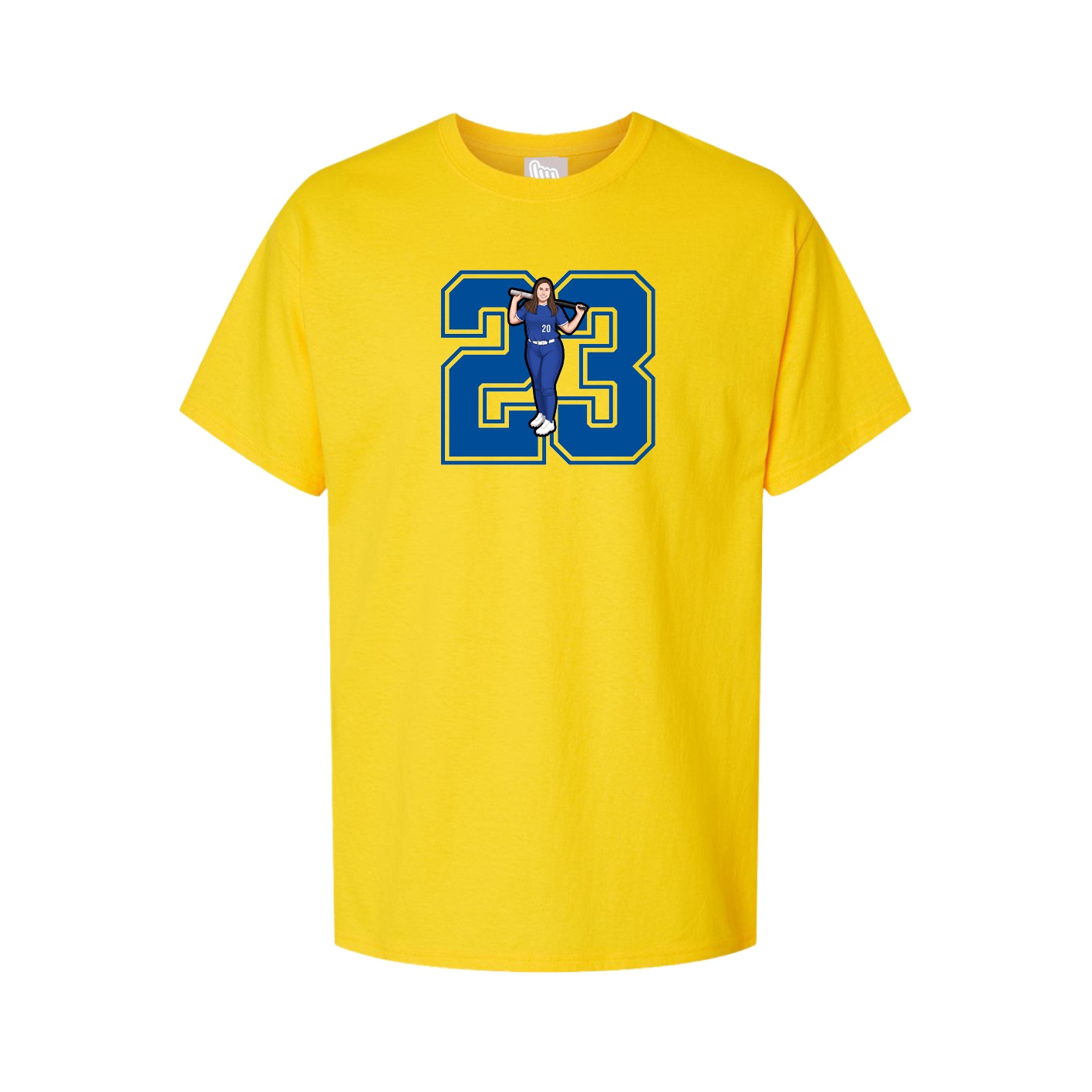 Tee — Number in Gold