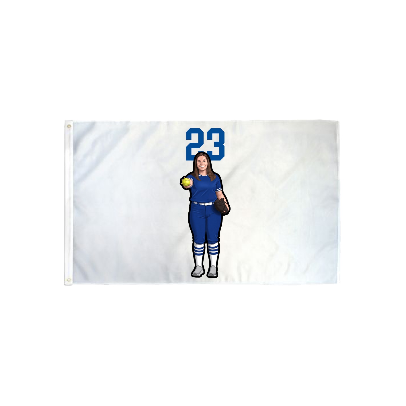 3x5 Flag — Number Top in Classic