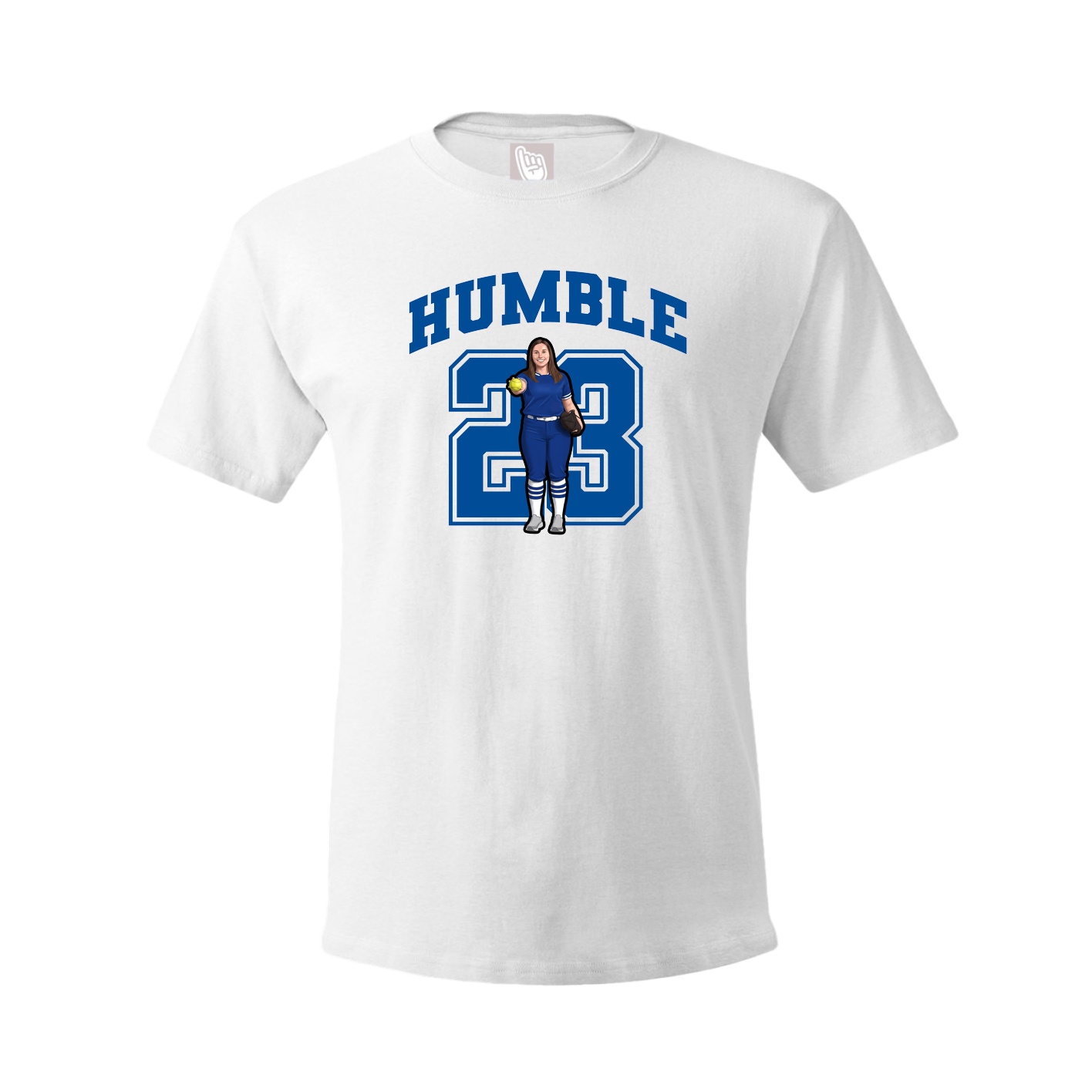 Tee — Number in White