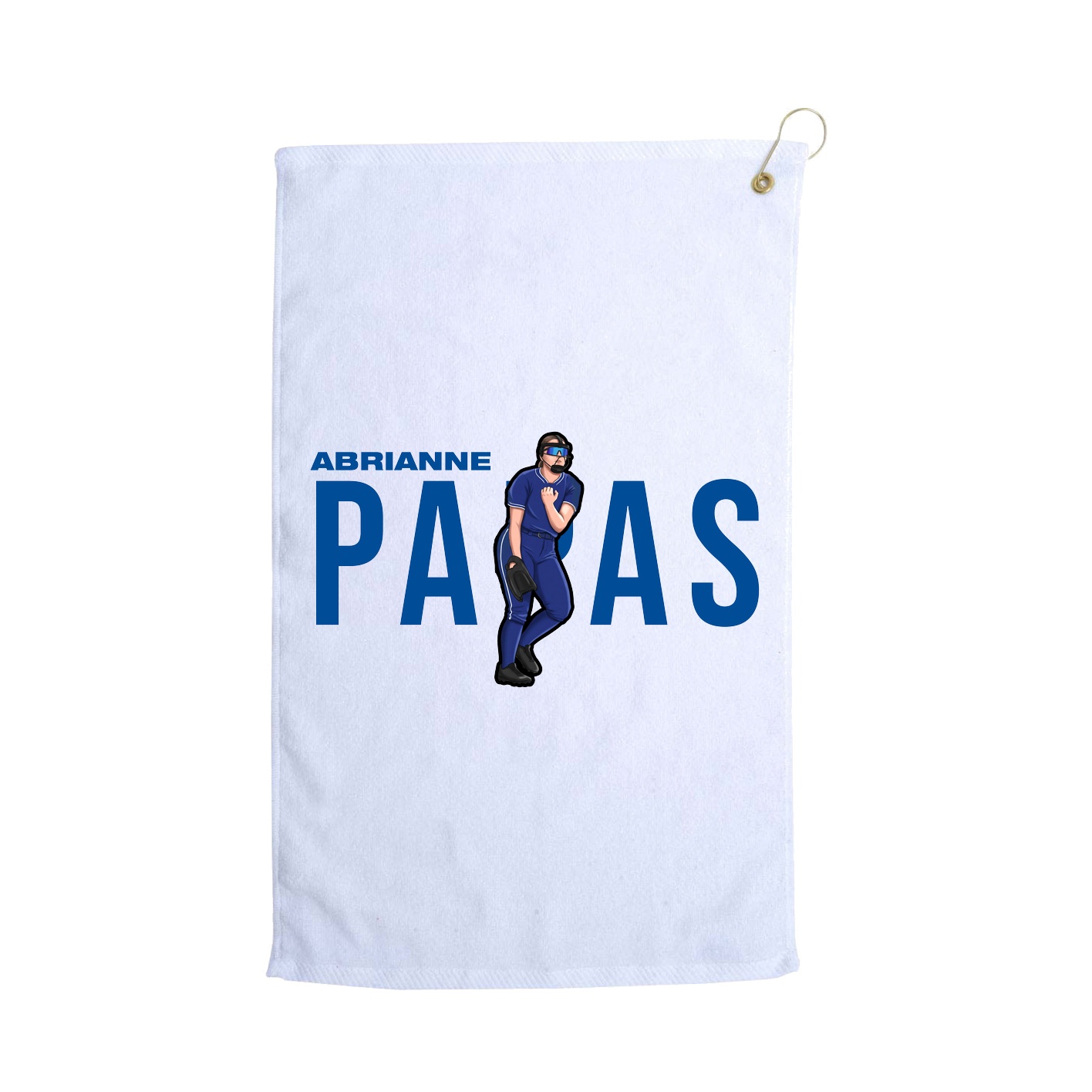 Golf Towel — Player Name in White
