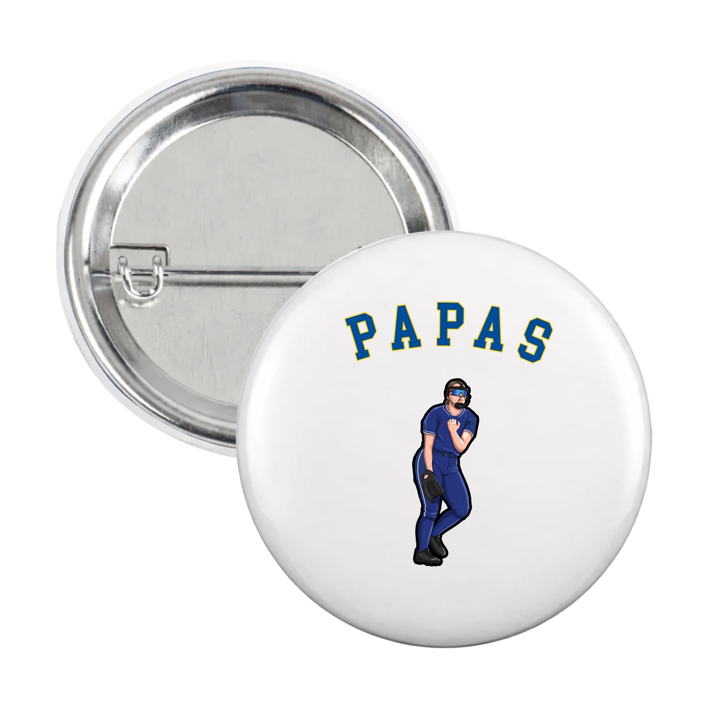Game Day Button — Shirsey Arch in White