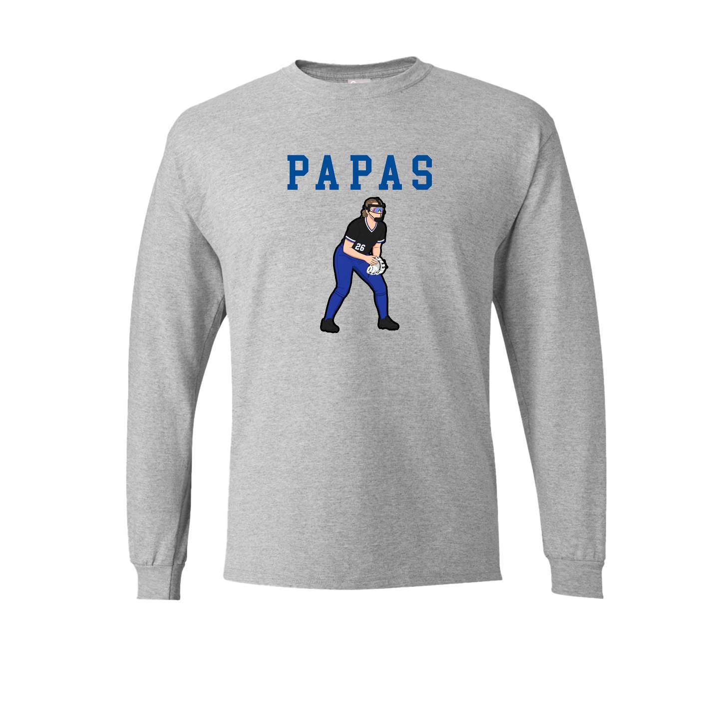 Long Sleeve Tee — Shirsey in Grey