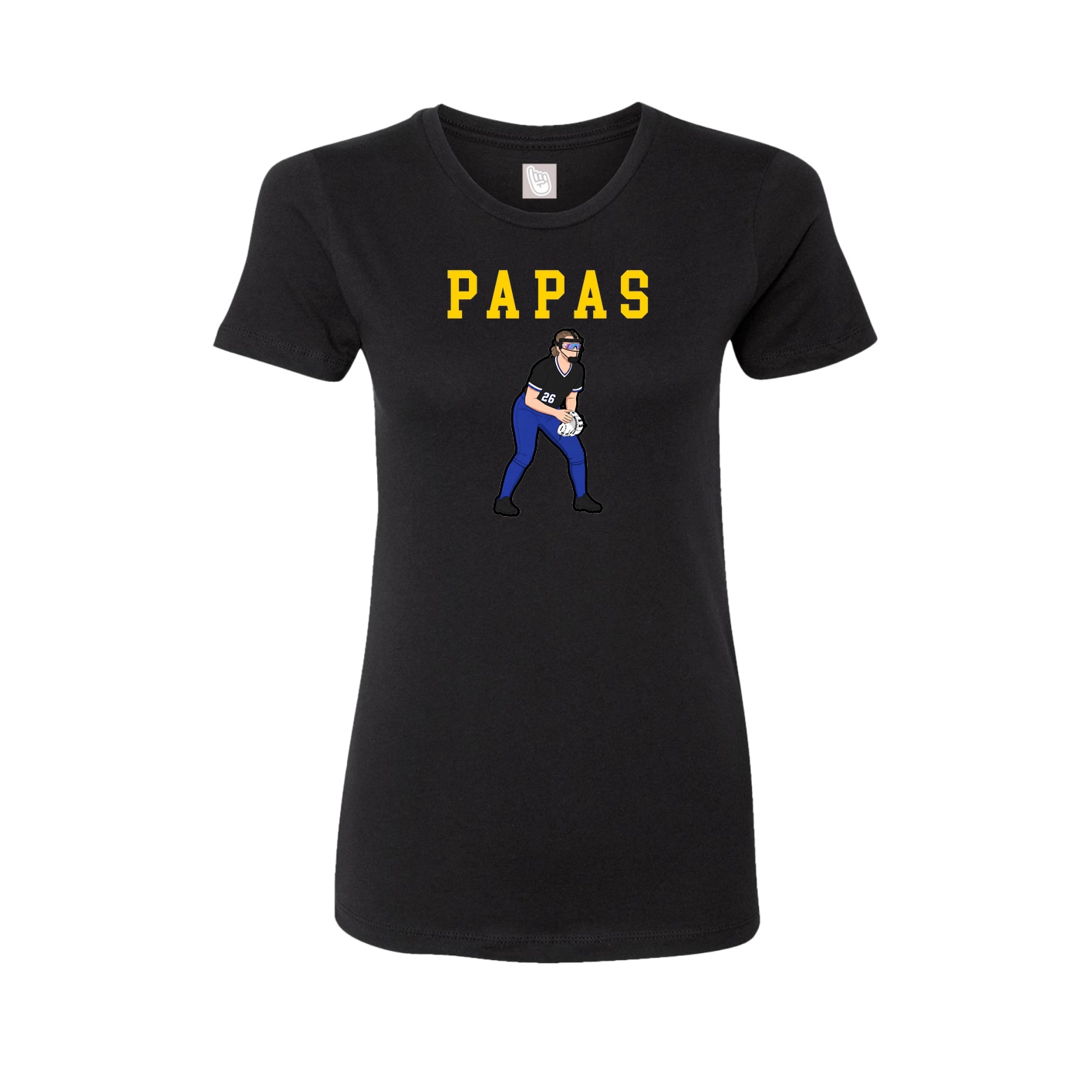 Fitted Women's Tee — Shirsey in Black