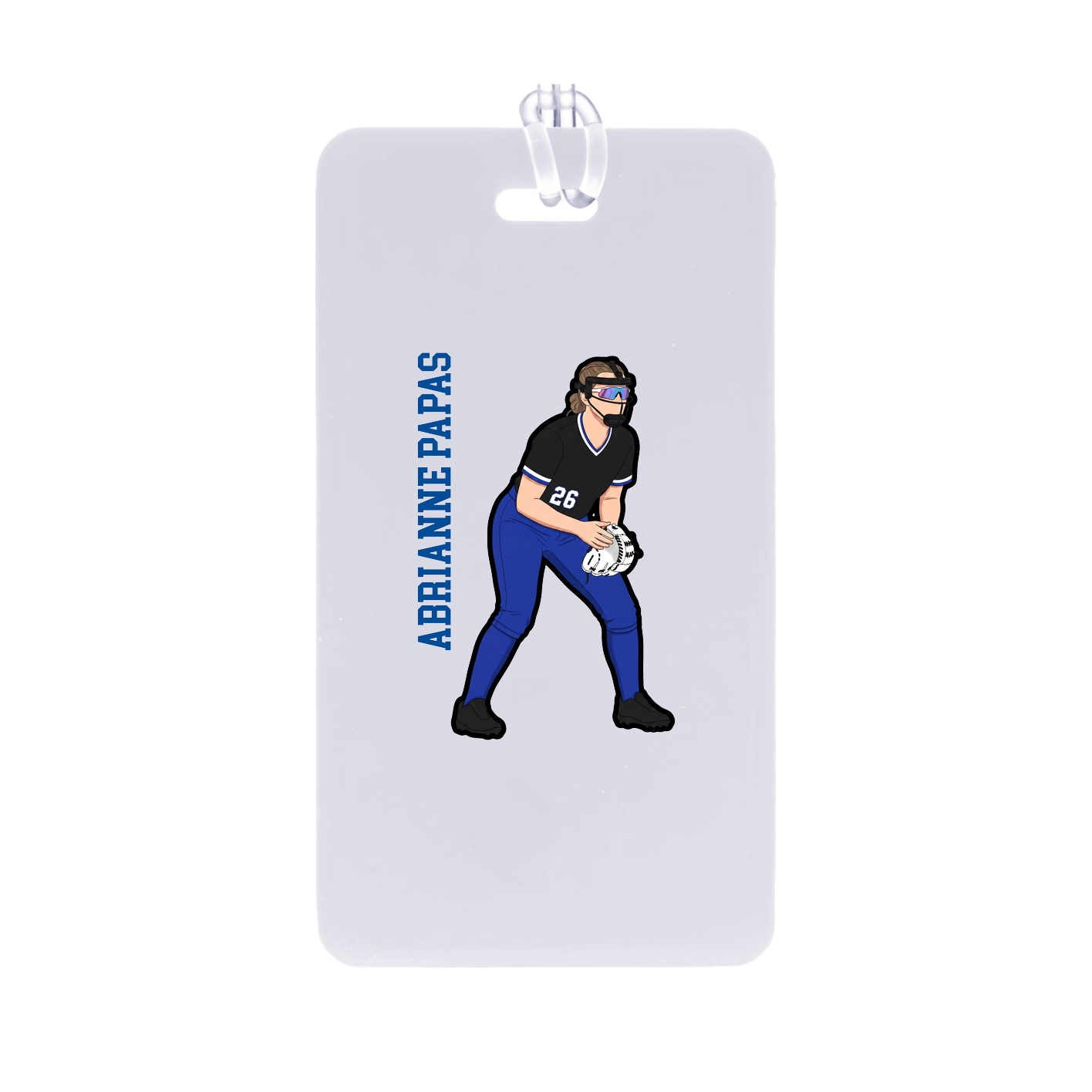 Bag Tag — Name Vertical in Classic