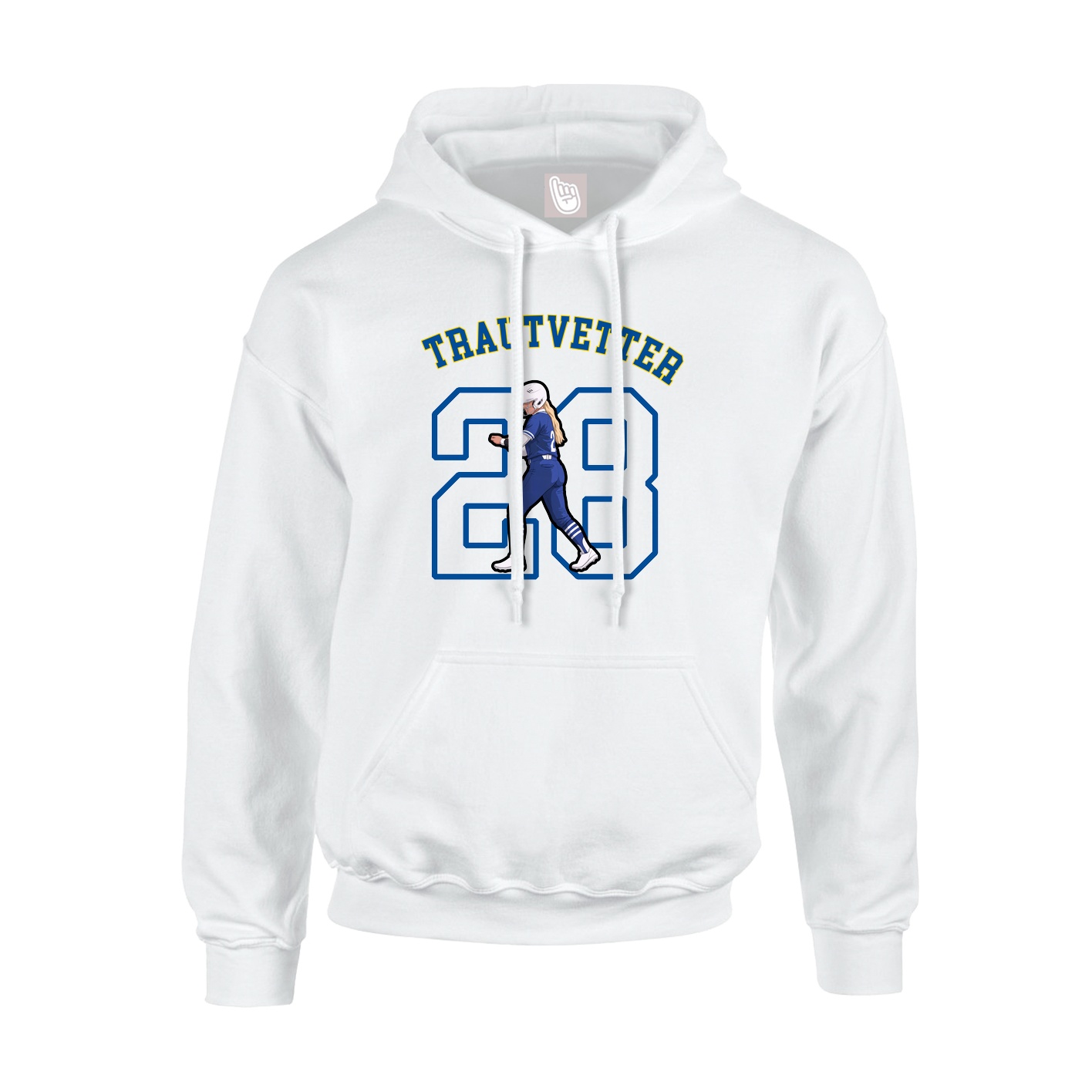 Hoodie — Shirsey Arch in White
