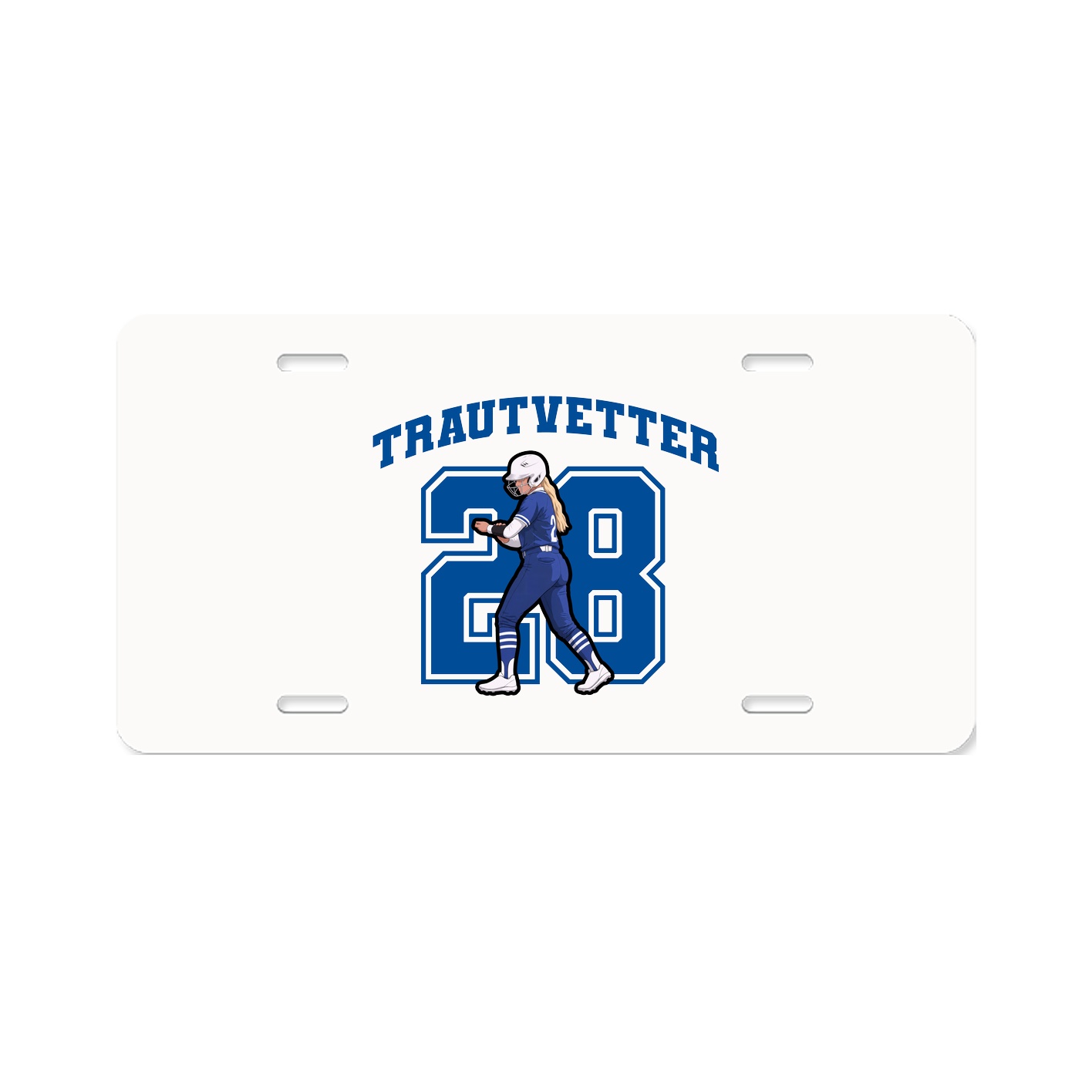 License Plate — Number in Classic