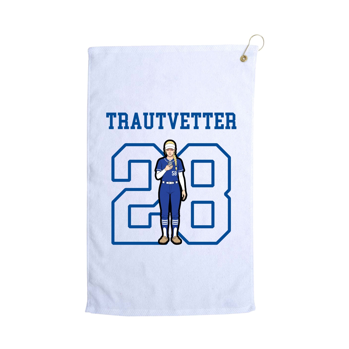 Golf Towel — Shirsey in White