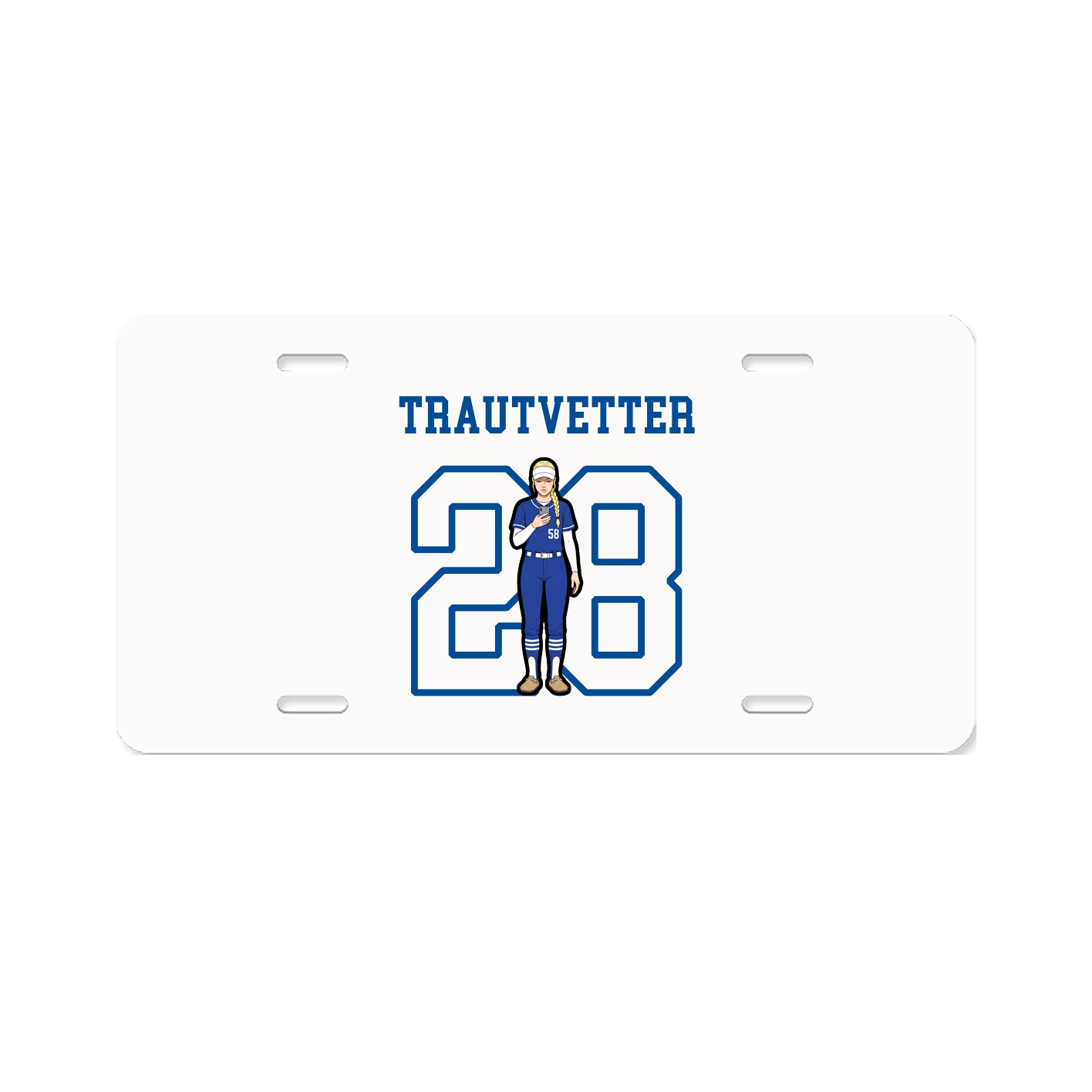 License Plate — Shirsey in Classic