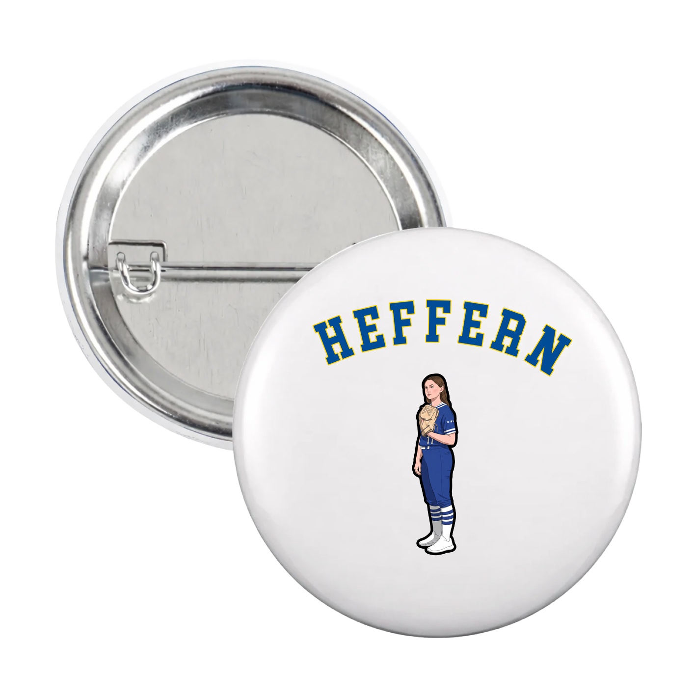 Game Day Button — Shirsey Arch in White