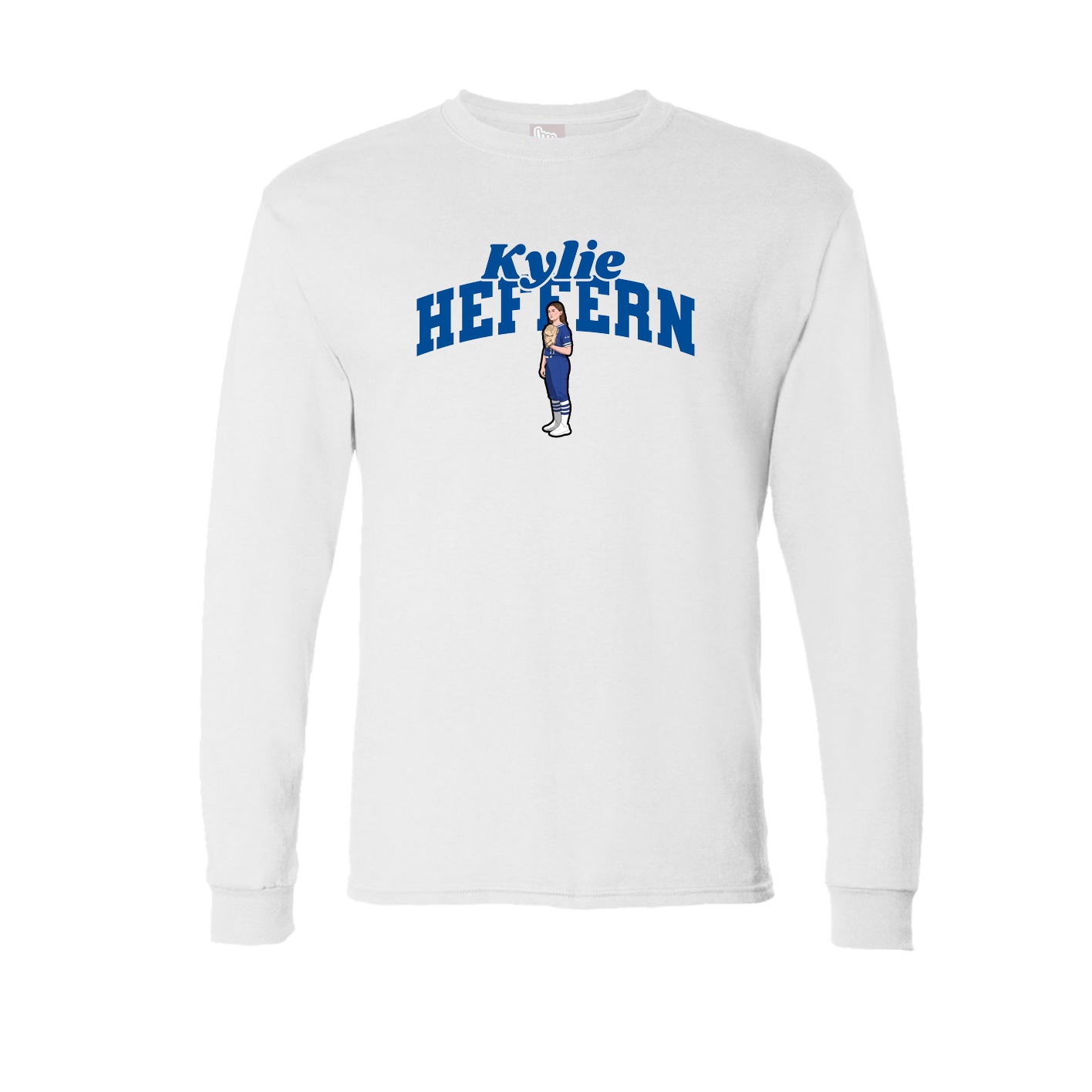 Long Sleeve Tee — Signature Arch in White