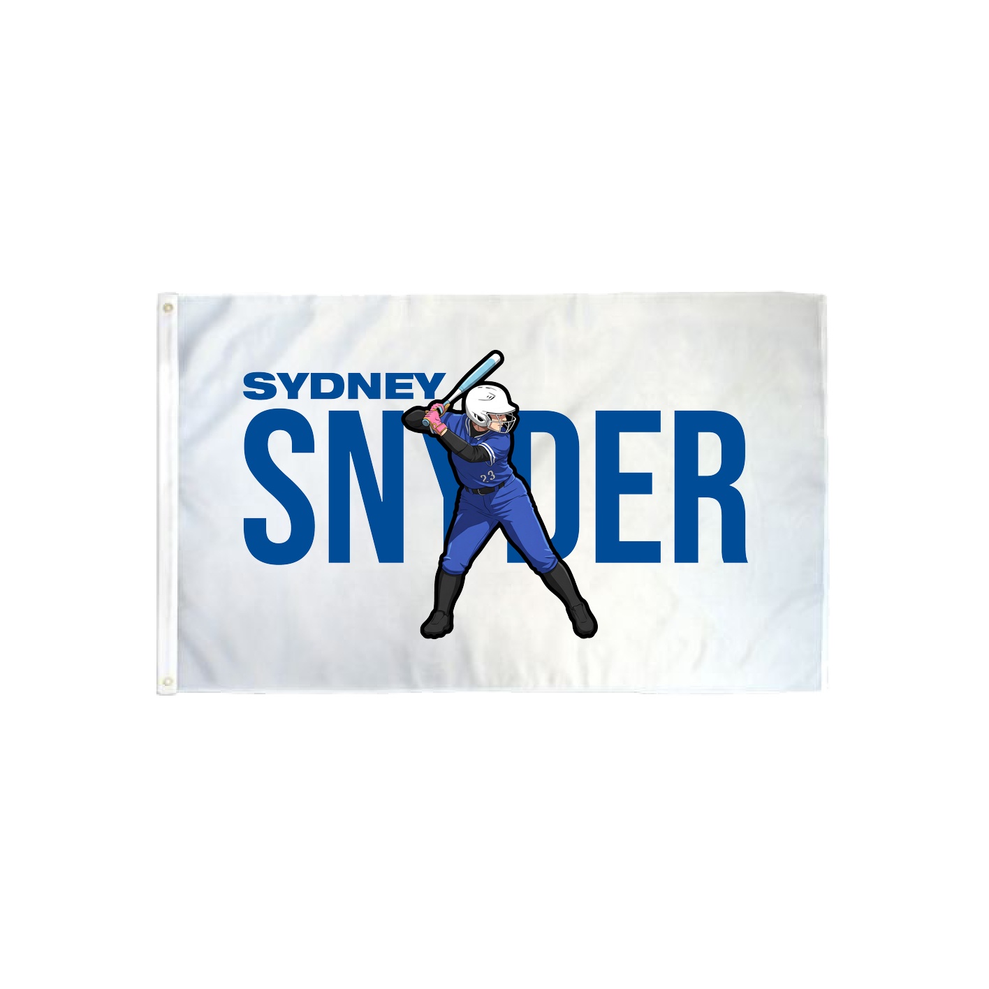 3x5 Flag — Player Name in Classic
