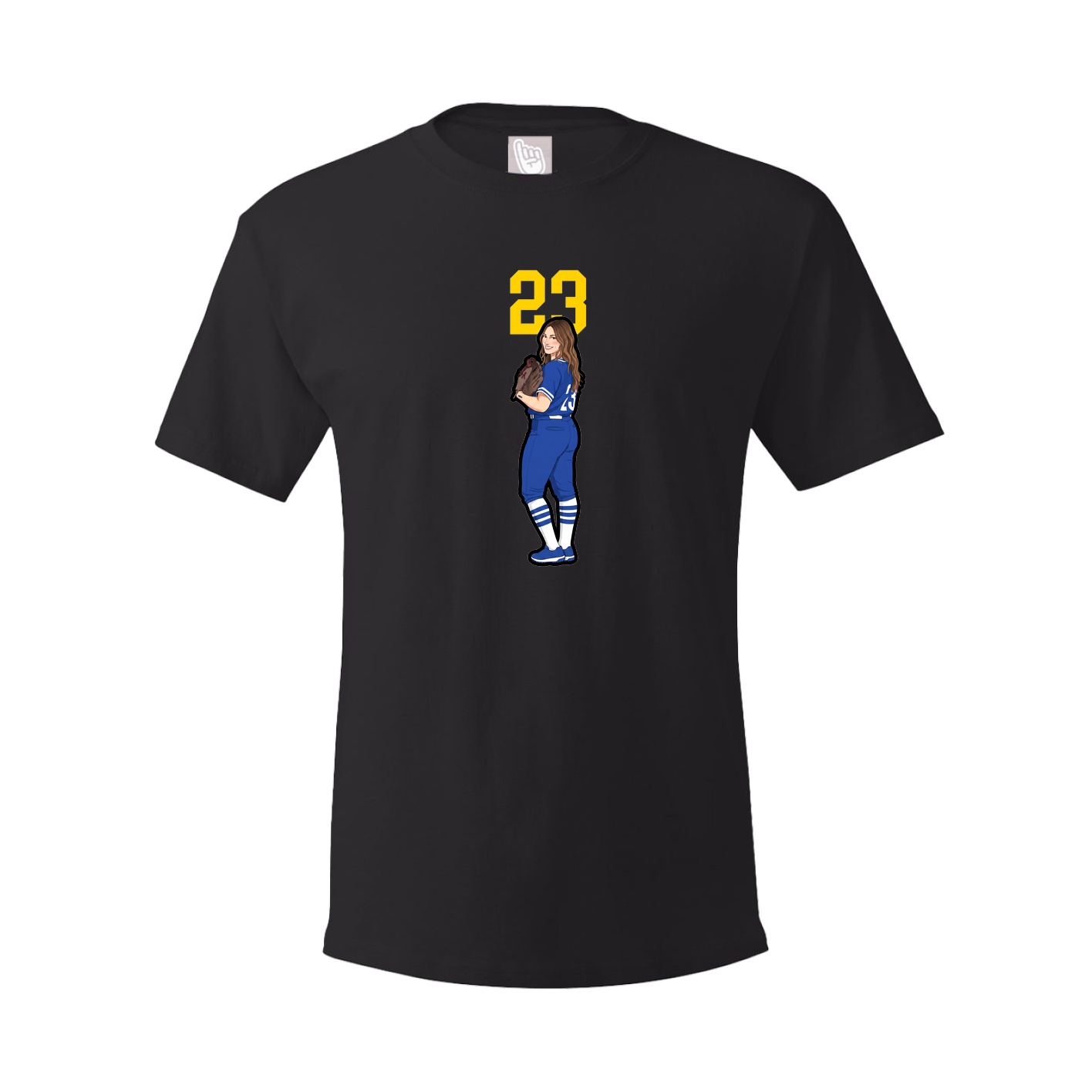 Tee — Number Top in Black