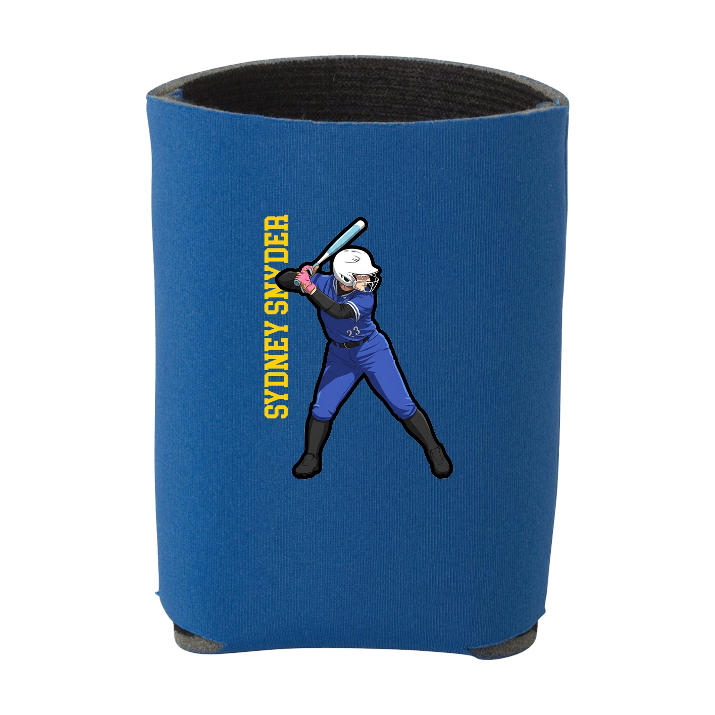 Can Holder — Name Vertical in Royal
