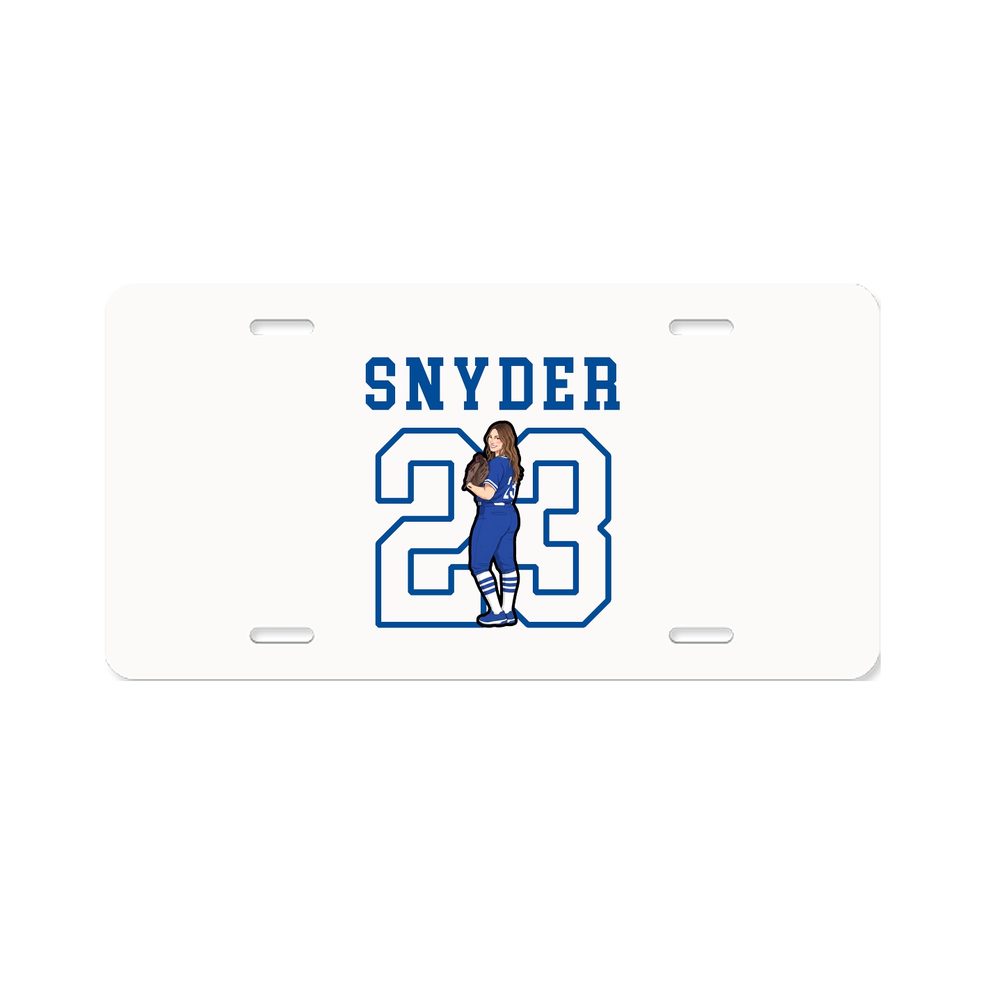 License Plate — Shirsey in Classic
