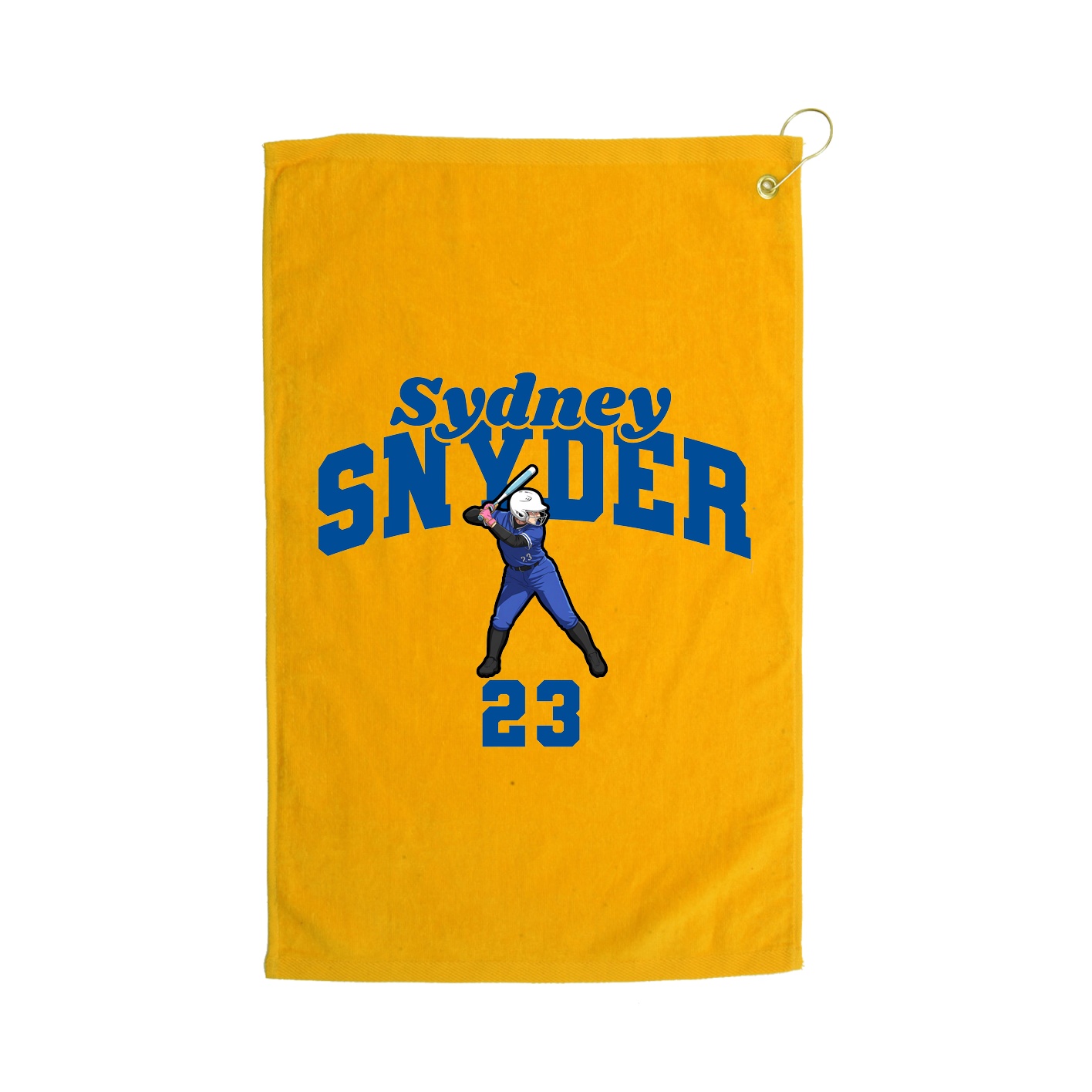 Golf Towel — Signature Arch in Gold