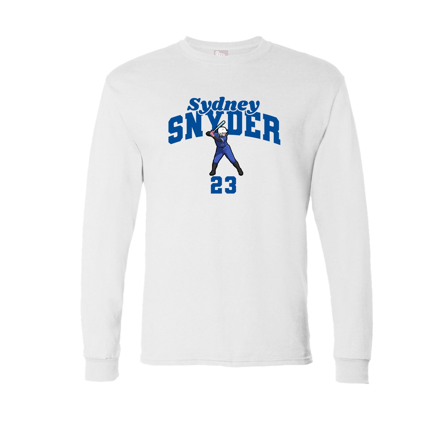 Long Sleeve Tee — Signature Arch in White