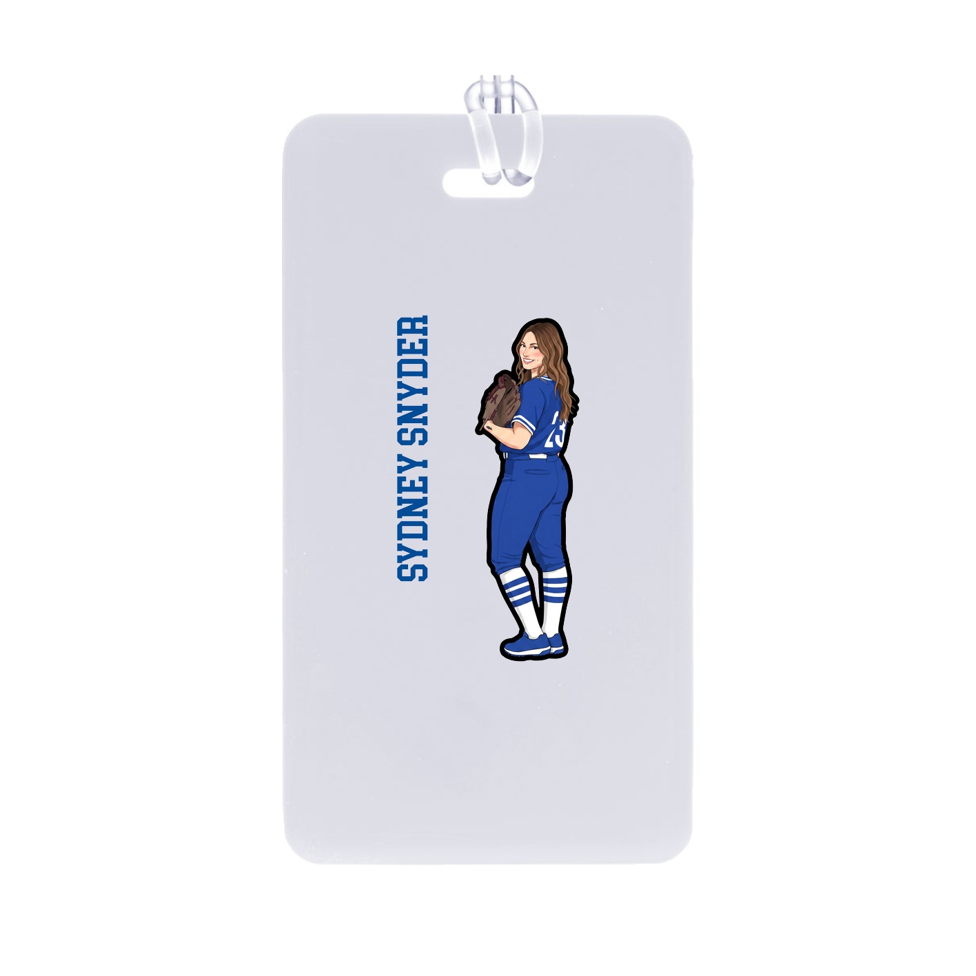 Bag Tag — Name Vertical in Classic