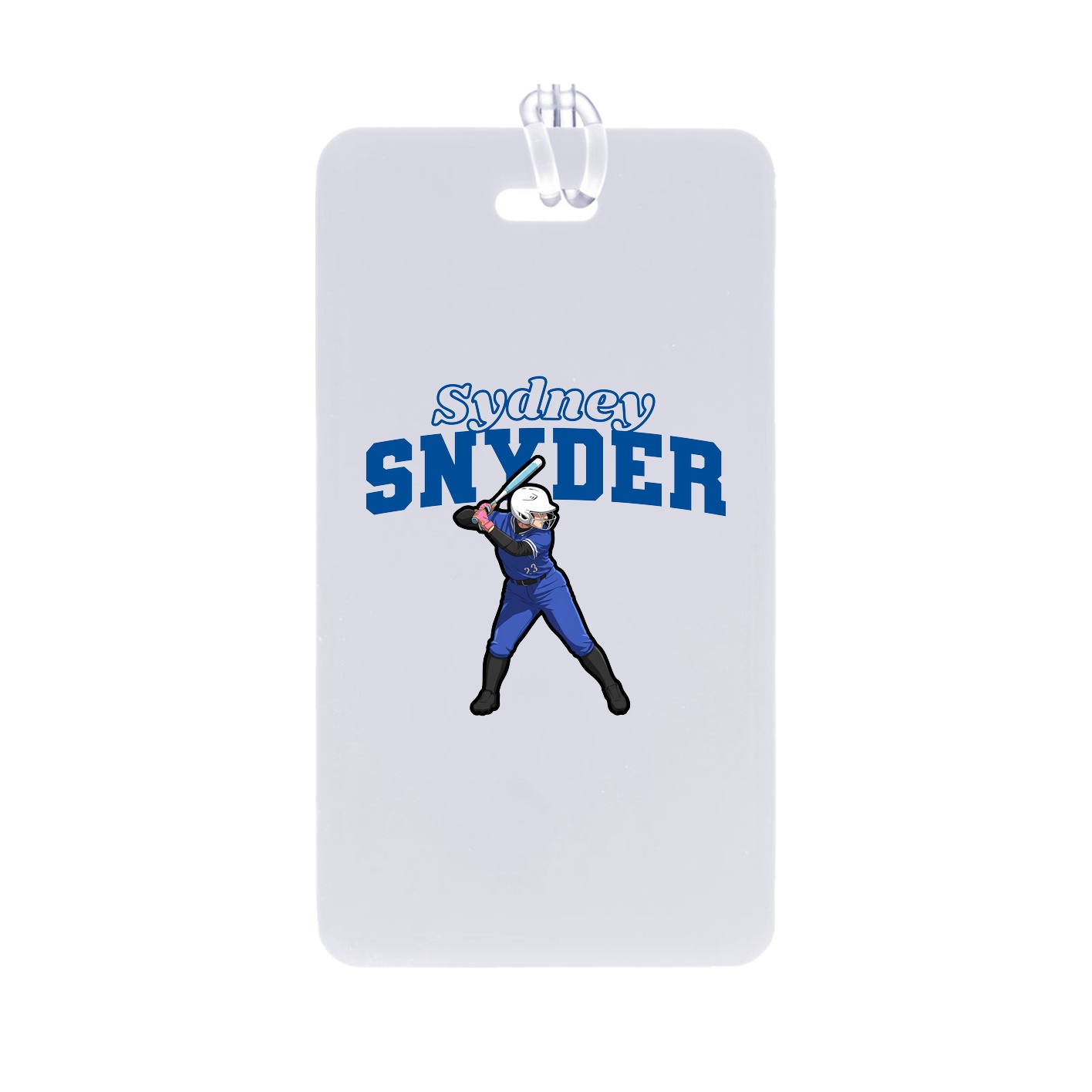 Bag Tag — Name Arch in Classic