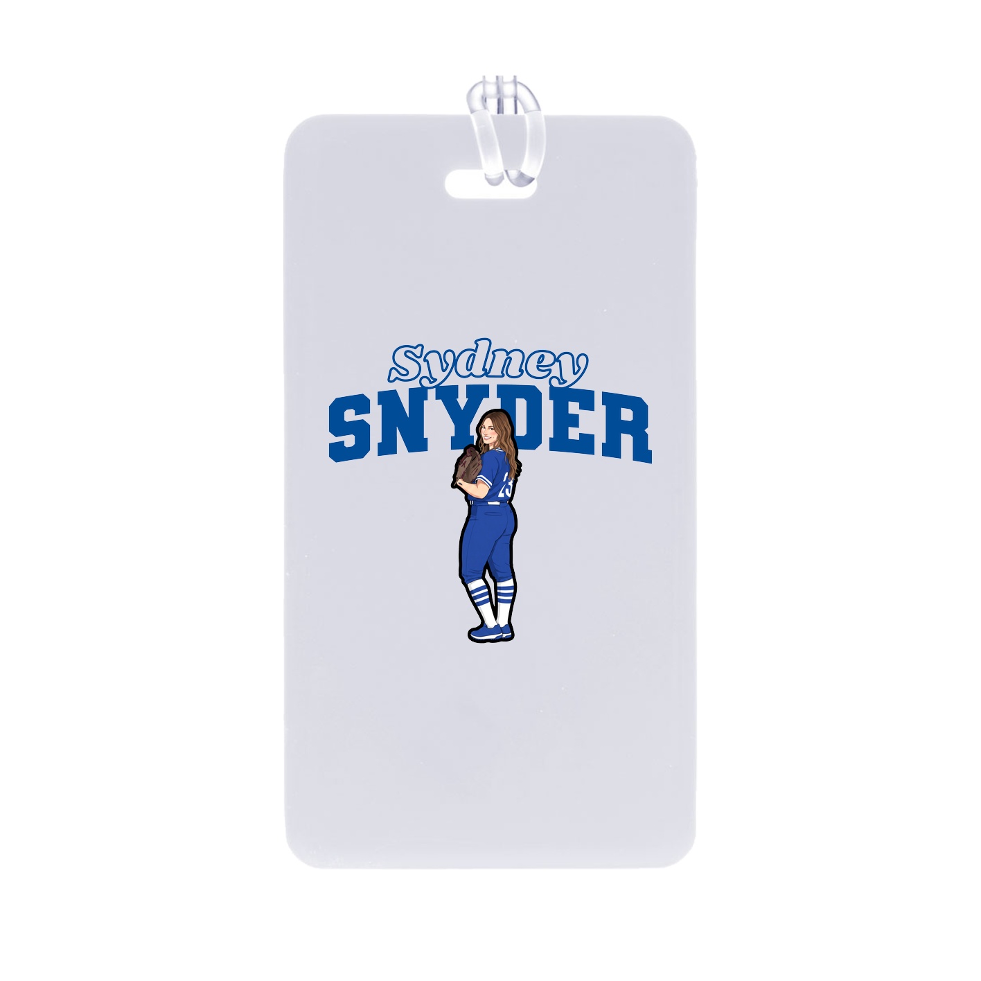 Bag Tag — Name Arch in Classic