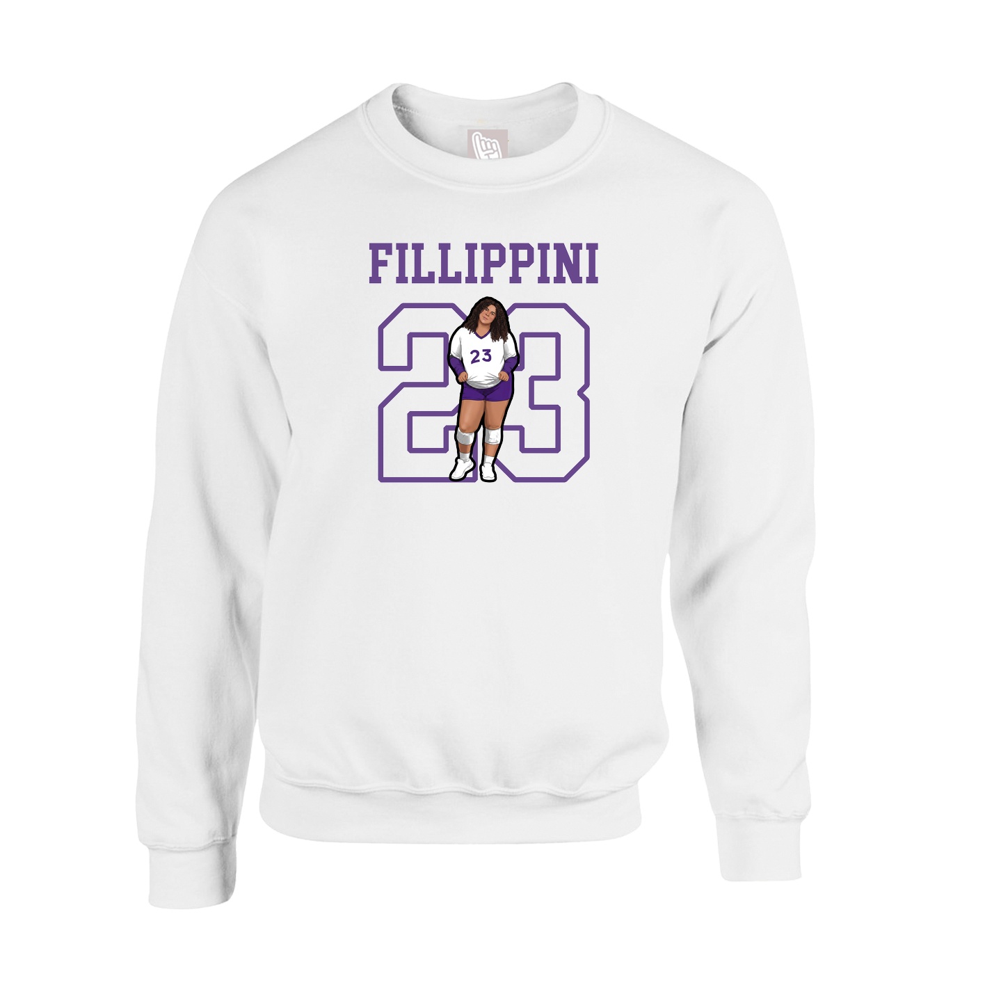 Fleece Crew — Shirsey in White