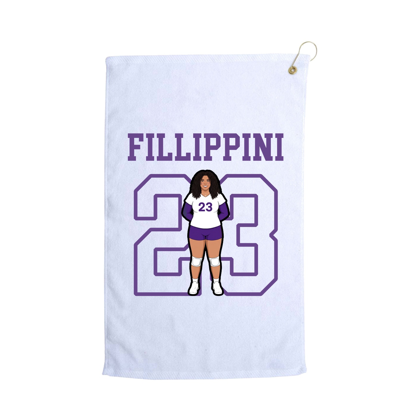 Golf Towel — Shirsey in White