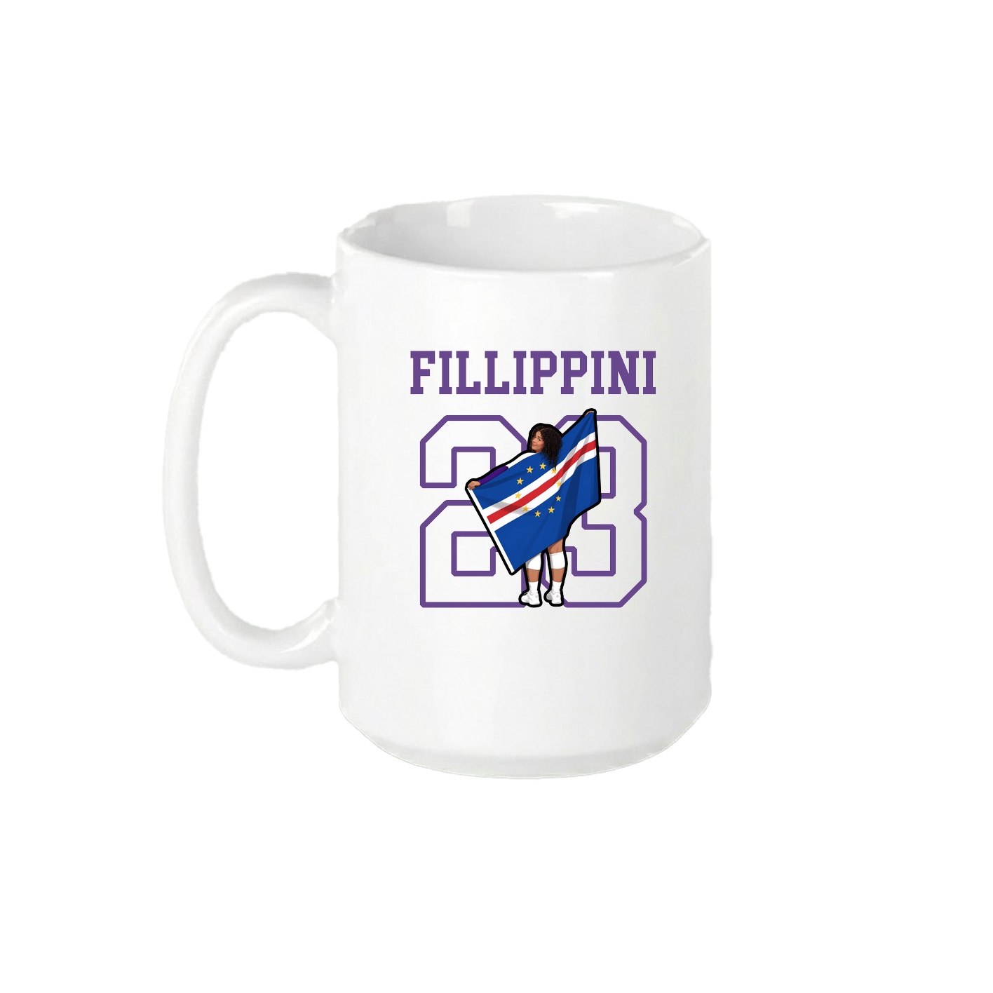 15oz Coffee Mug — Shirsey in White