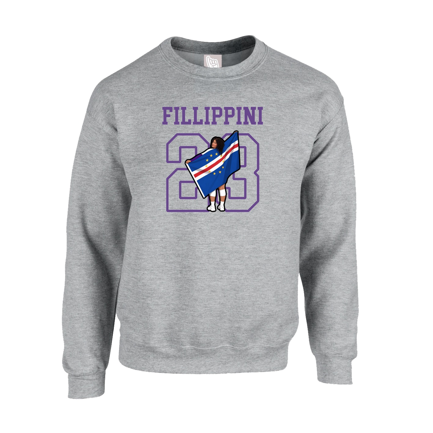 Fleece Crew — Shirsey in Grey
