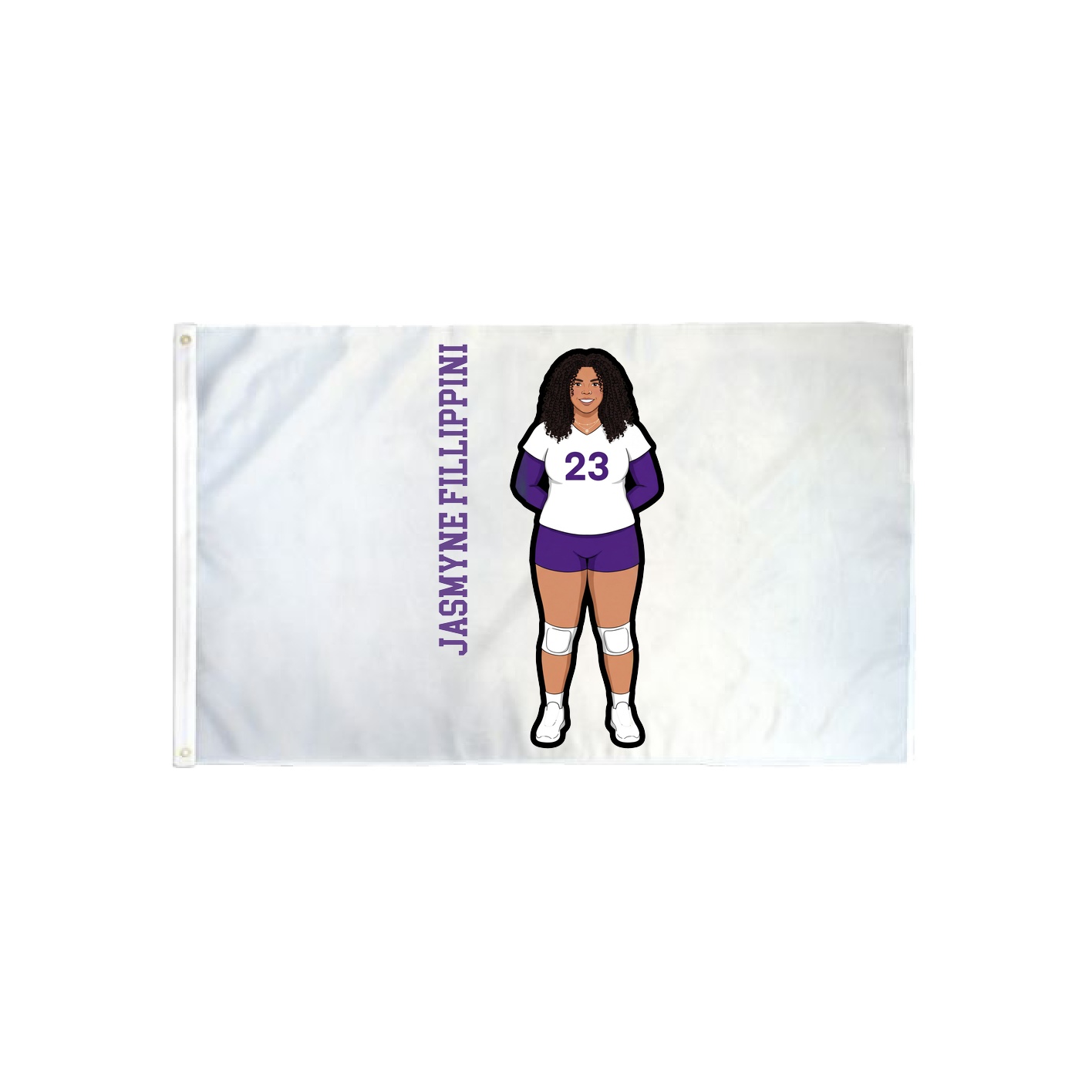 3x5 Flag — Name Vertical in Classic