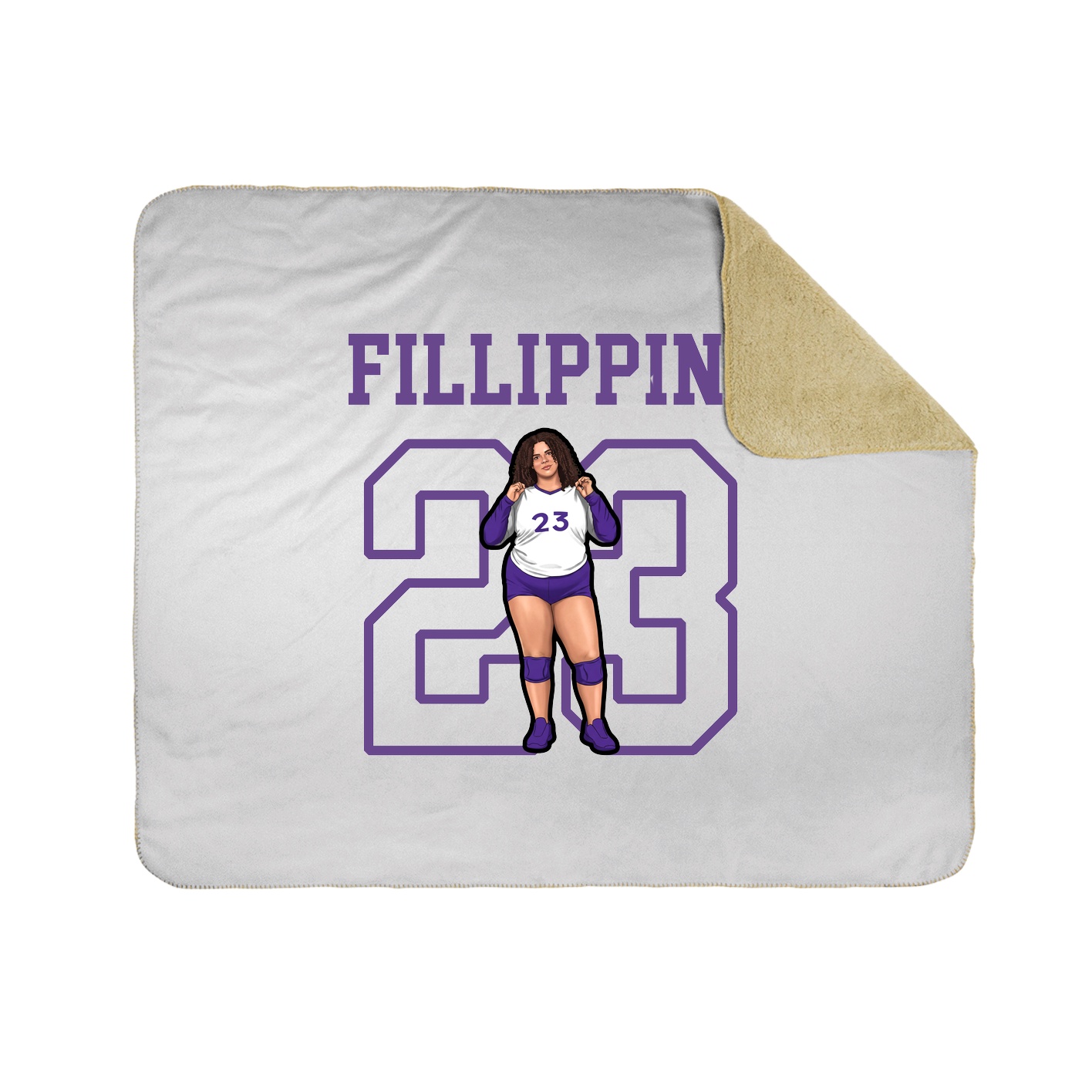 Throw Blanket — Shirsey in White