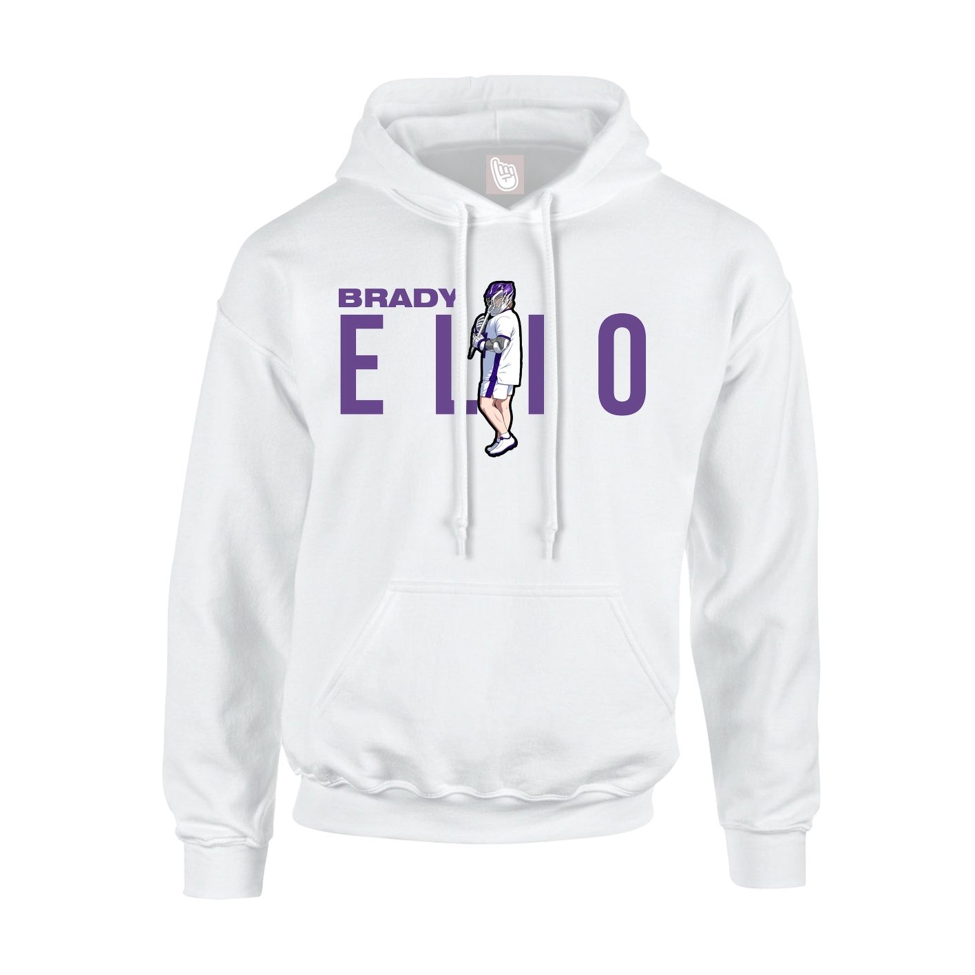 Hoodie — Player Name in White