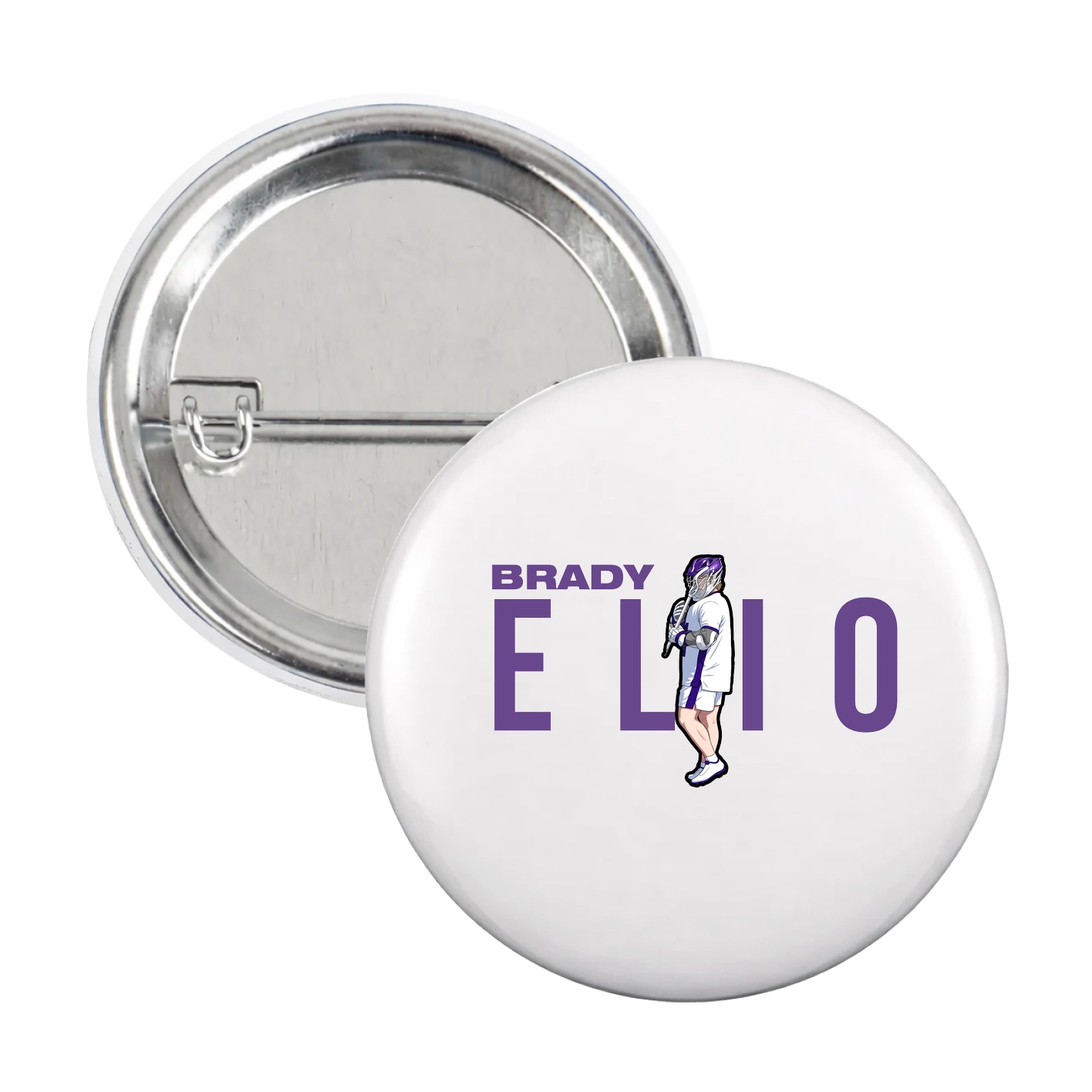 Game Day Button — Player Name in White