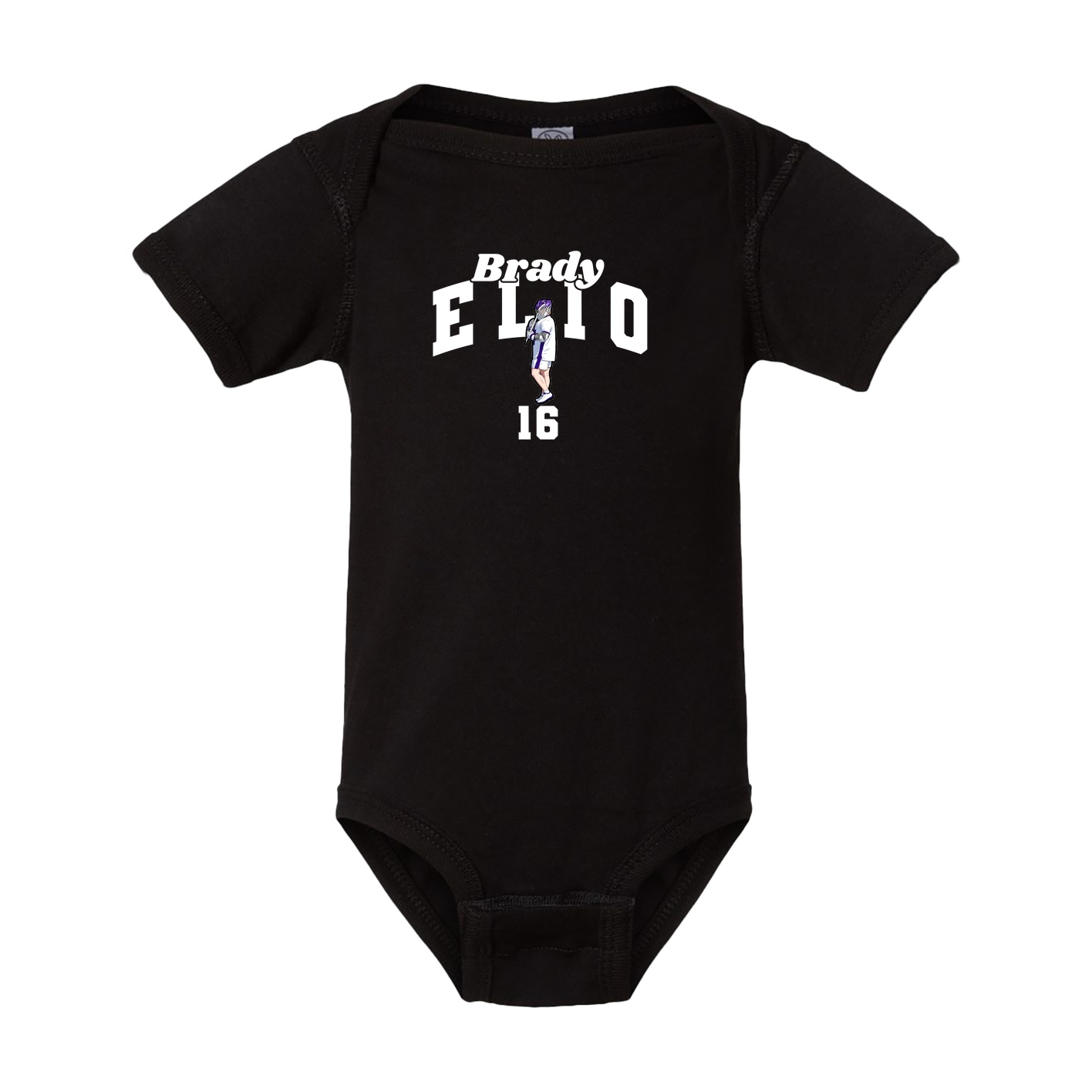 Baby Onesie — Signature Arch in Black