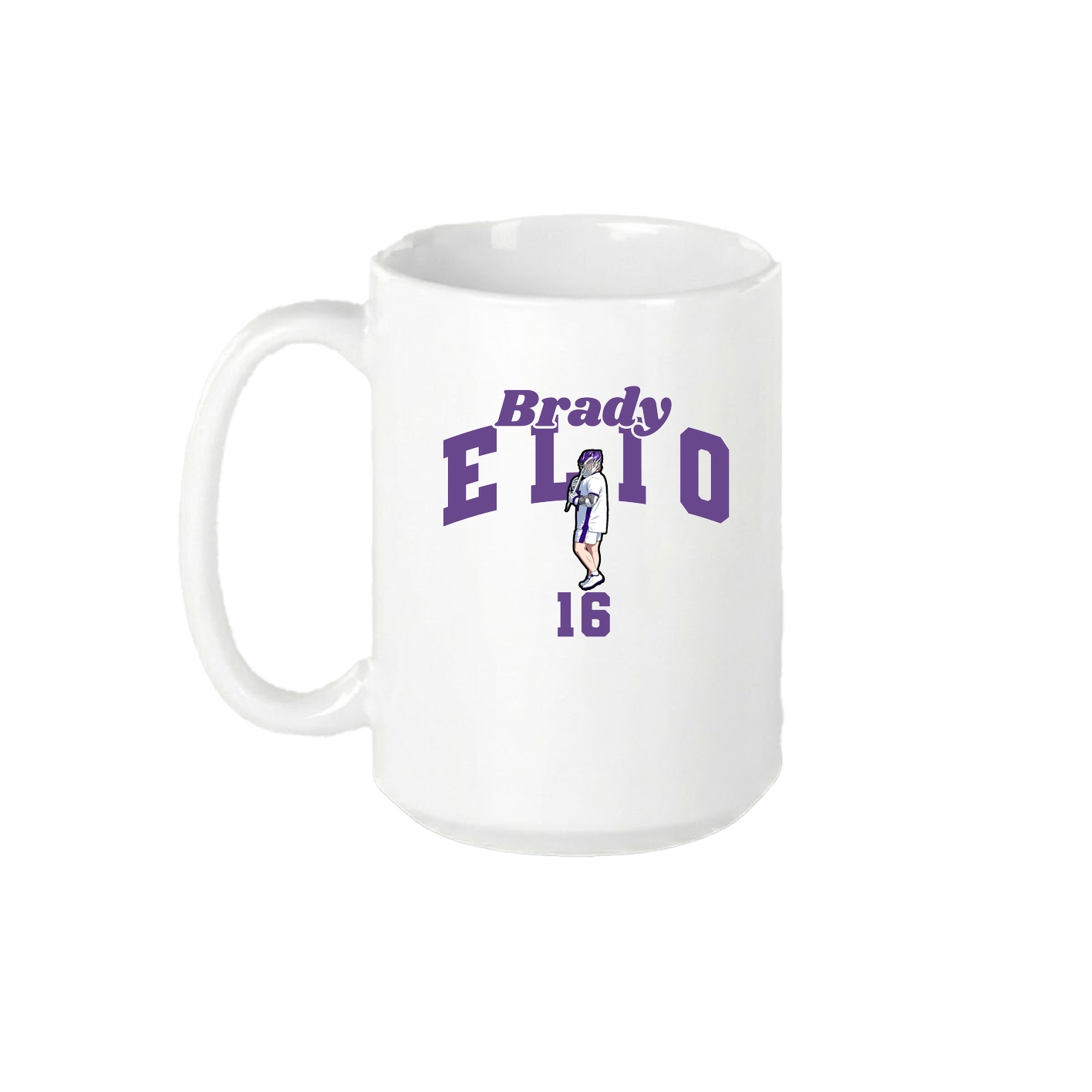 15oz Coffee Mug — Signature Arch in White