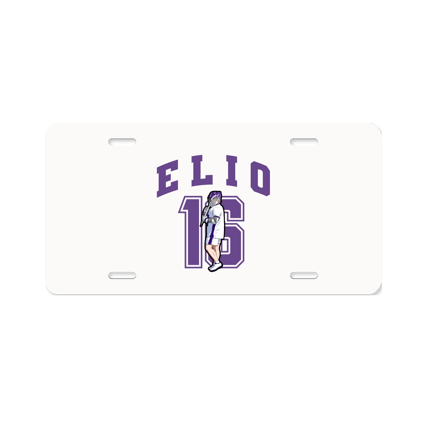 License Plate — Number in Classic
