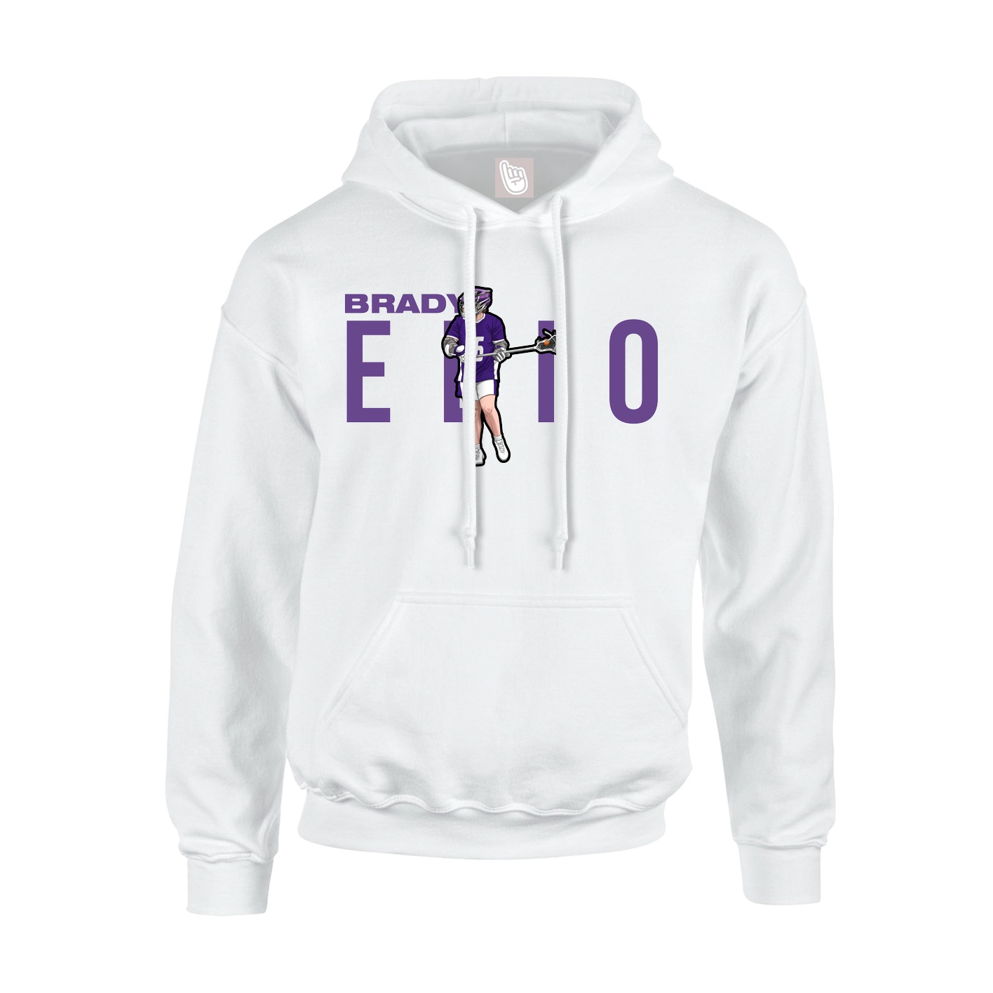 Hoodie — Player Name in White