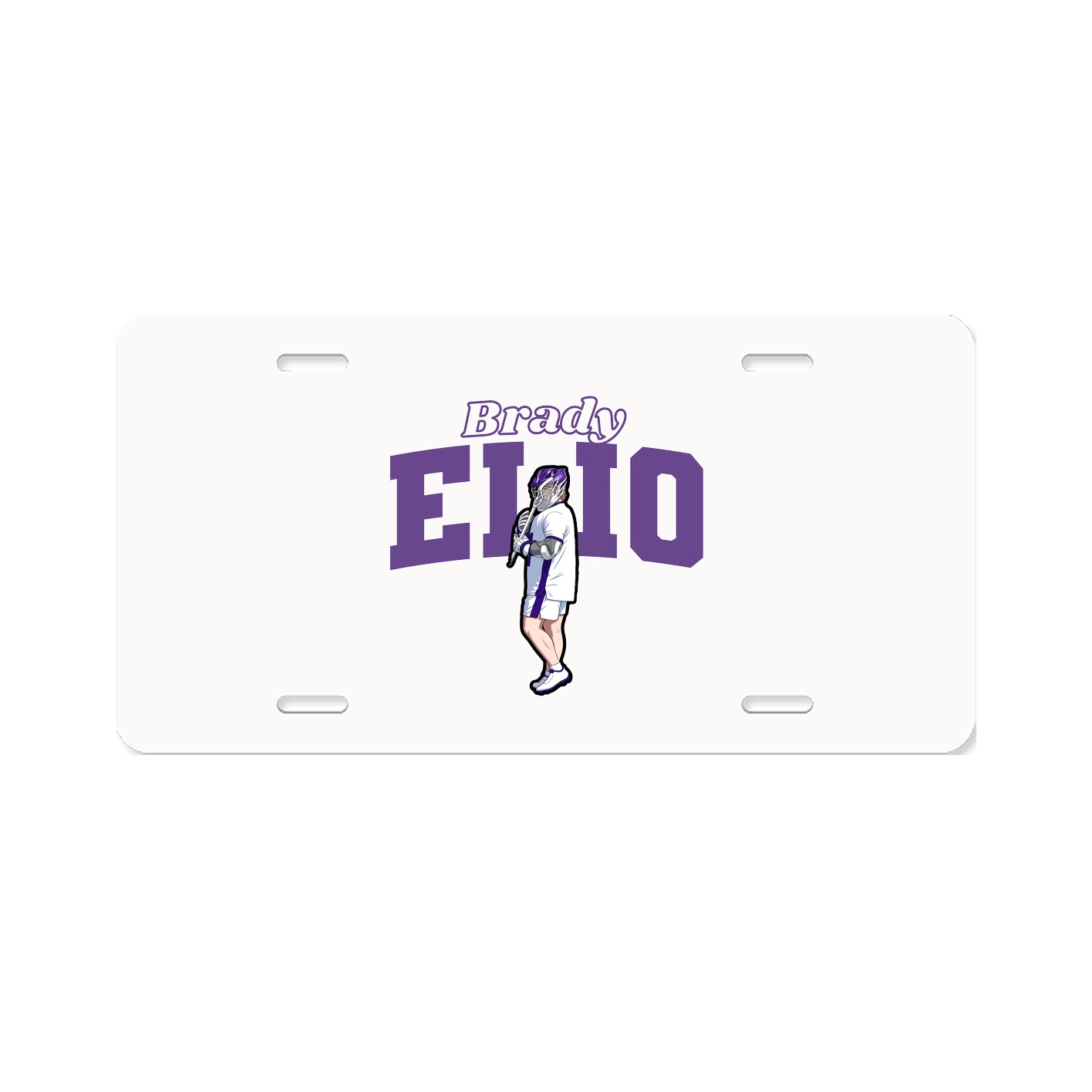 License Plate — Name Arch in Classic