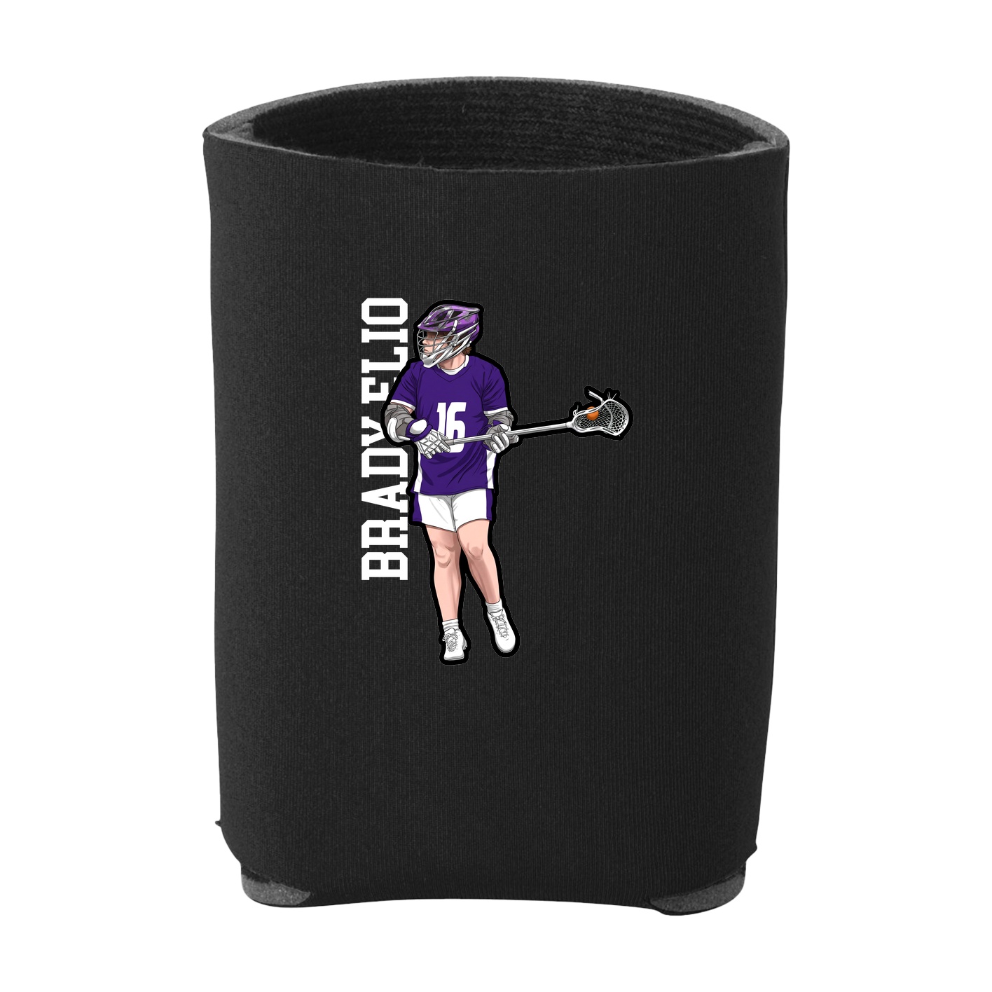 Can Holder — Name Vertical in Black