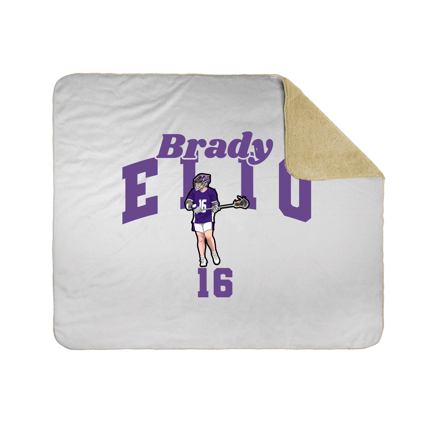 Throw Blanket — Signature Arch in White